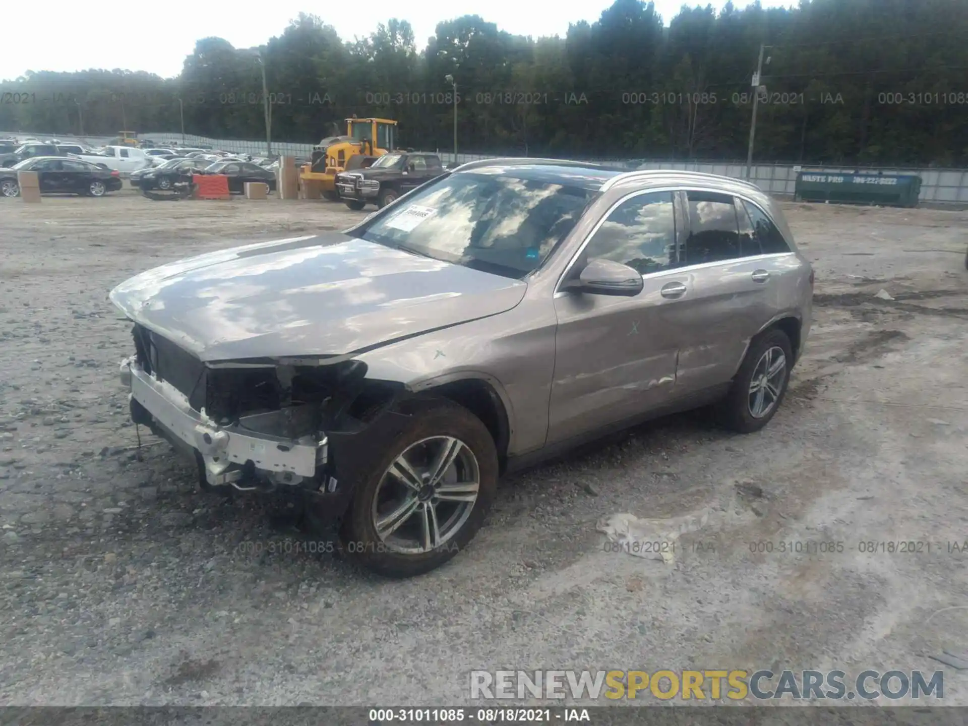 2 Photograph of a damaged car W1N0G8DB6MF867257 MERCEDES-BENZ GLC 2021