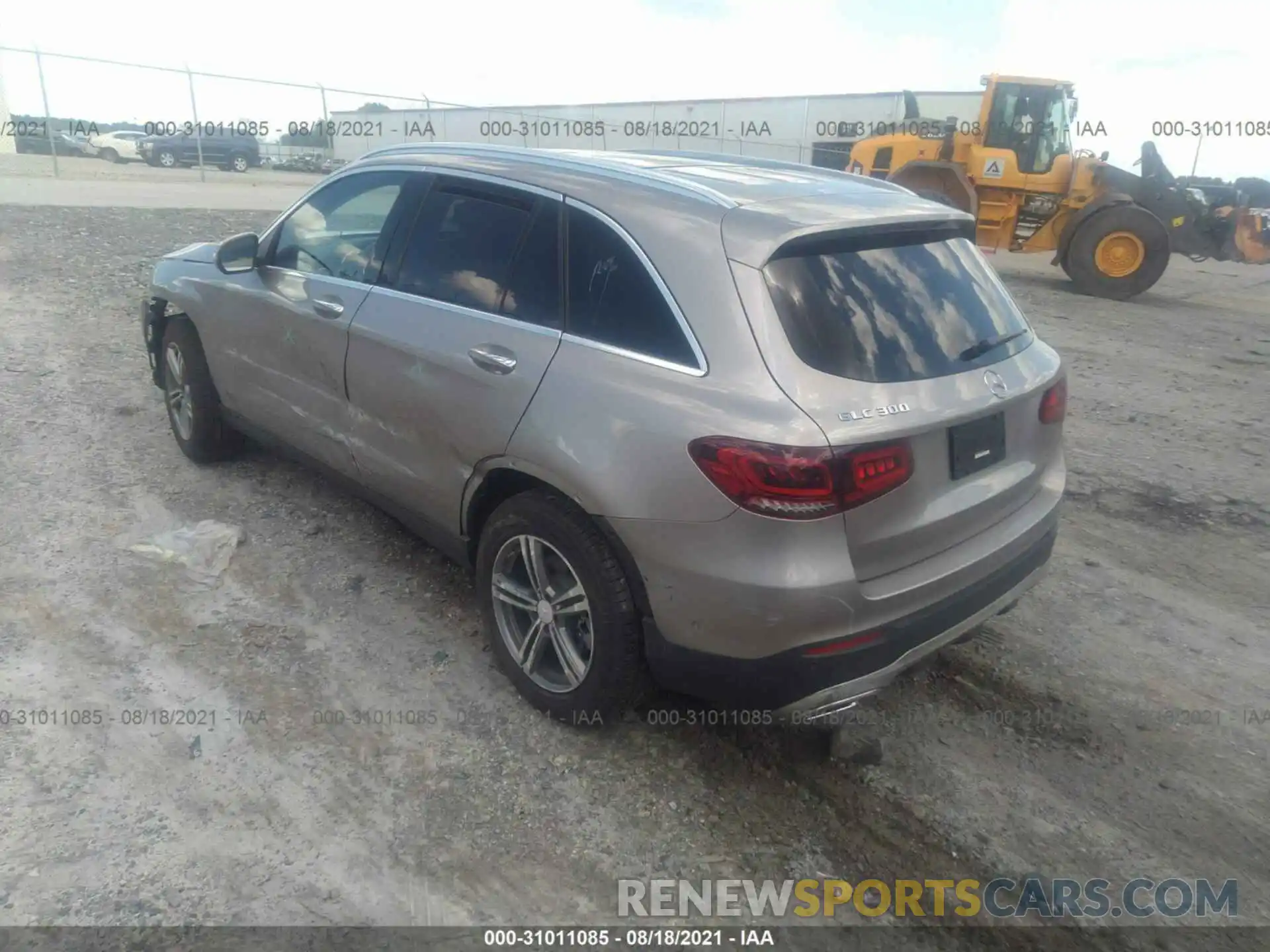 3 Photograph of a damaged car W1N0G8DB6MF867257 MERCEDES-BENZ GLC 2021