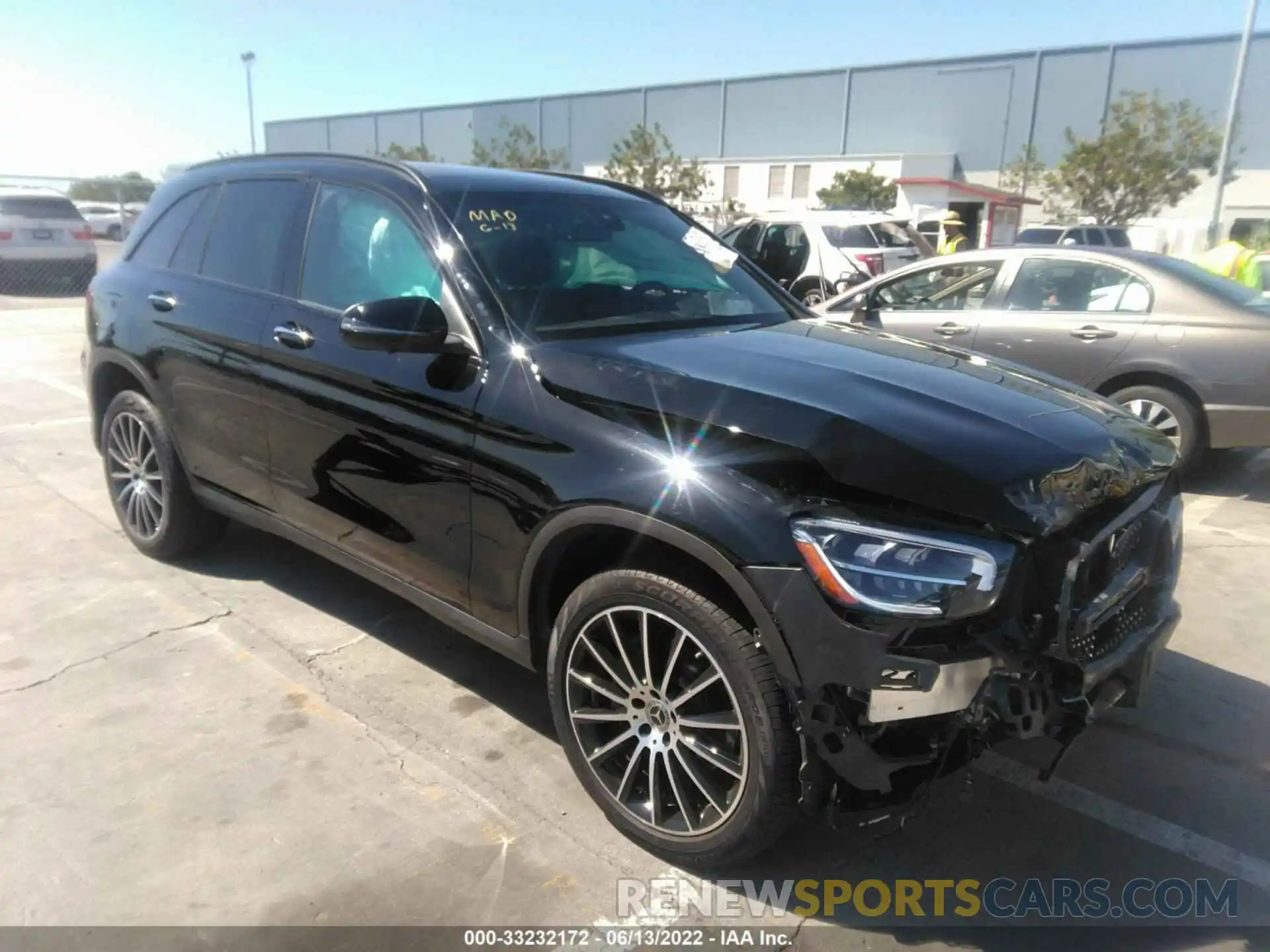 1 Photograph of a damaged car W1N0G8DB6MF992713 MERCEDES-BENZ GLC 2021