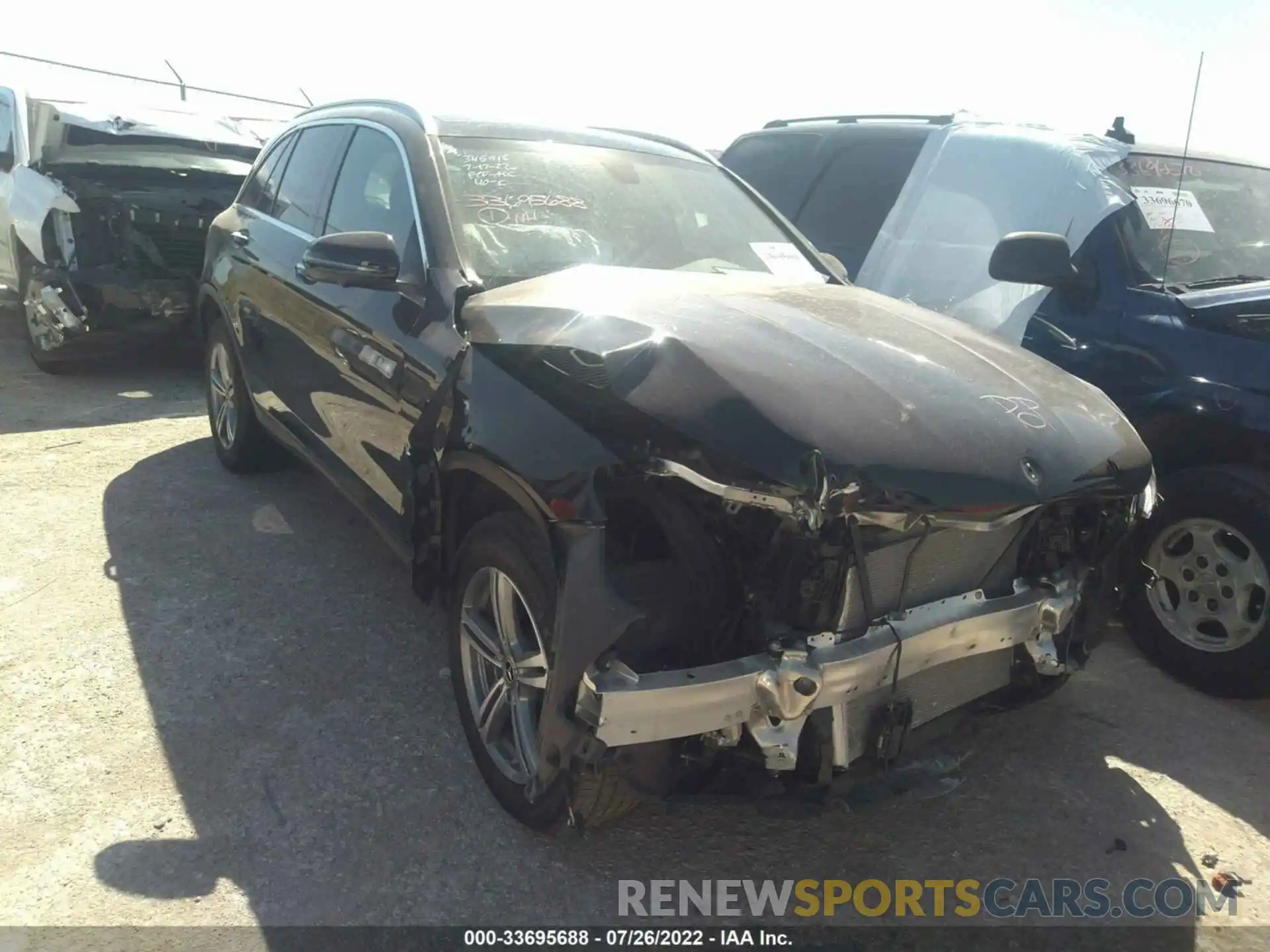 1 Photograph of a damaged car W1N0G8DB6MF992887 MERCEDES-BENZ GLC 2021