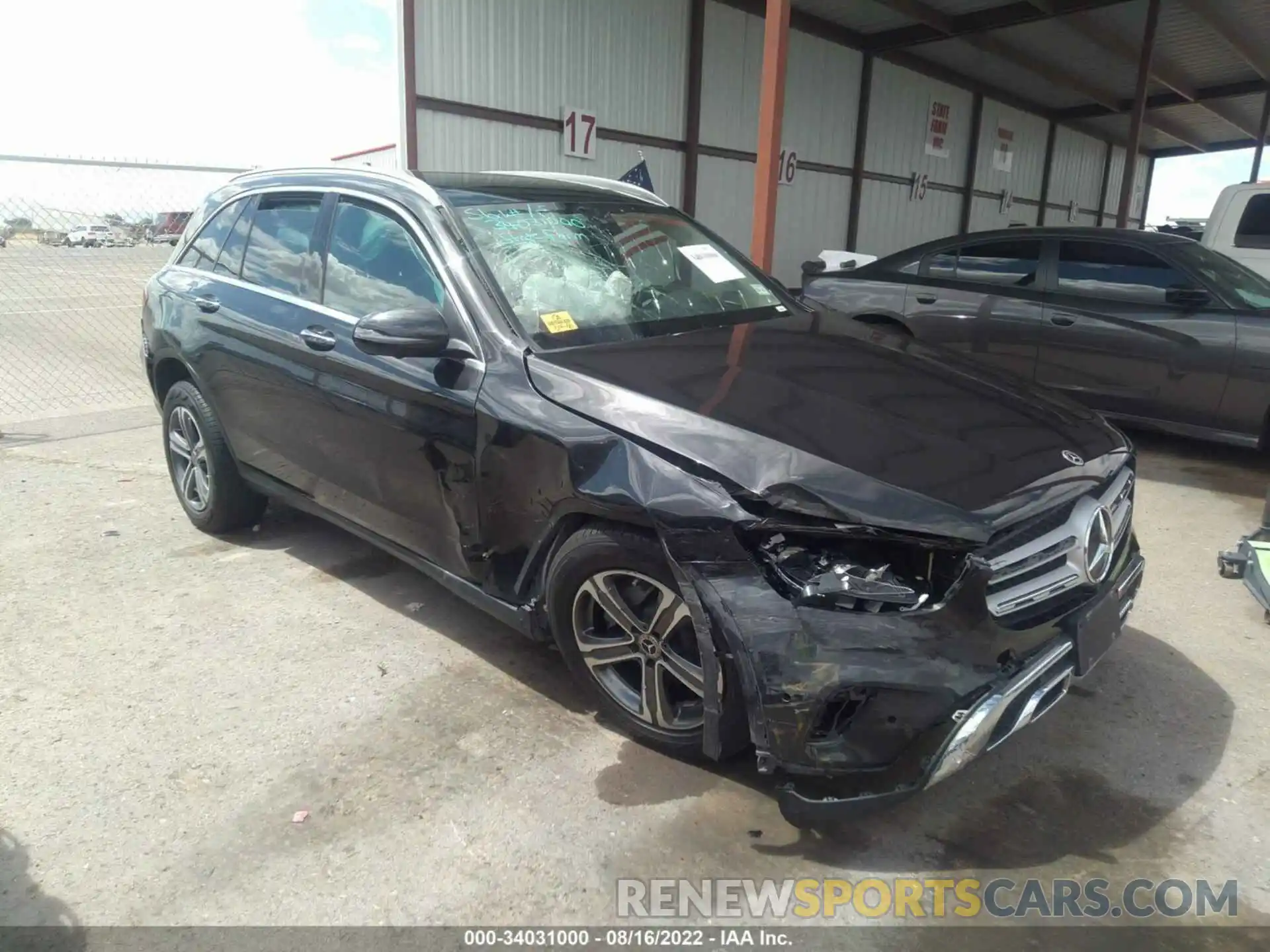 1 Photograph of a damaged car W1N0G8DB6MV286105 MERCEDES-BENZ GLC 2021