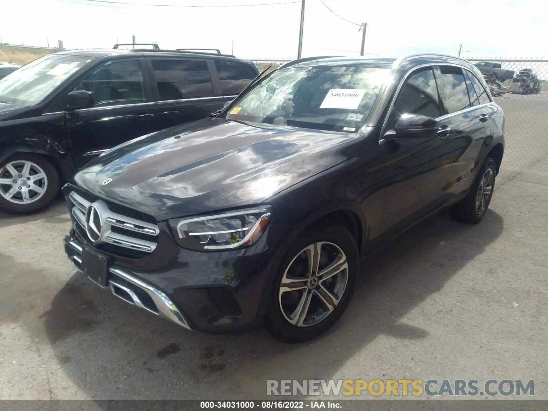 2 Photograph of a damaged car W1N0G8DB6MV286105 MERCEDES-BENZ GLC 2021