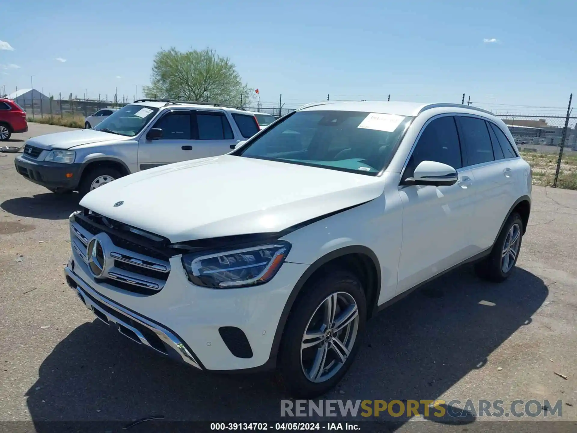 2 Photograph of a damaged car W1N0G8DB7MV285125 MERCEDES-BENZ GLC 2021