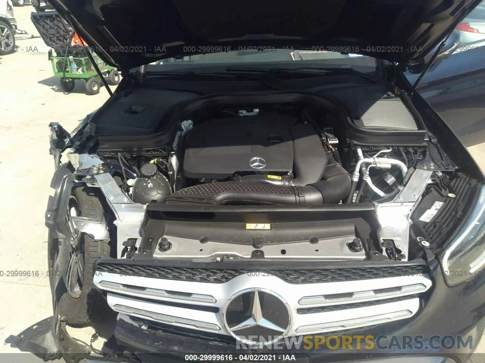 10 Фотография поврежденного автомобиля W1N0G8DB8MF872072 MERCEDES-BENZ GLC 2021