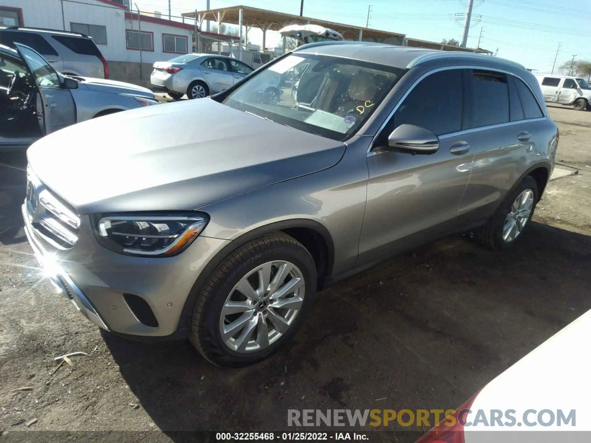 2 Photograph of a damaged car W1N0G8DB8MV263120 MERCEDES-BENZ GLC 2021