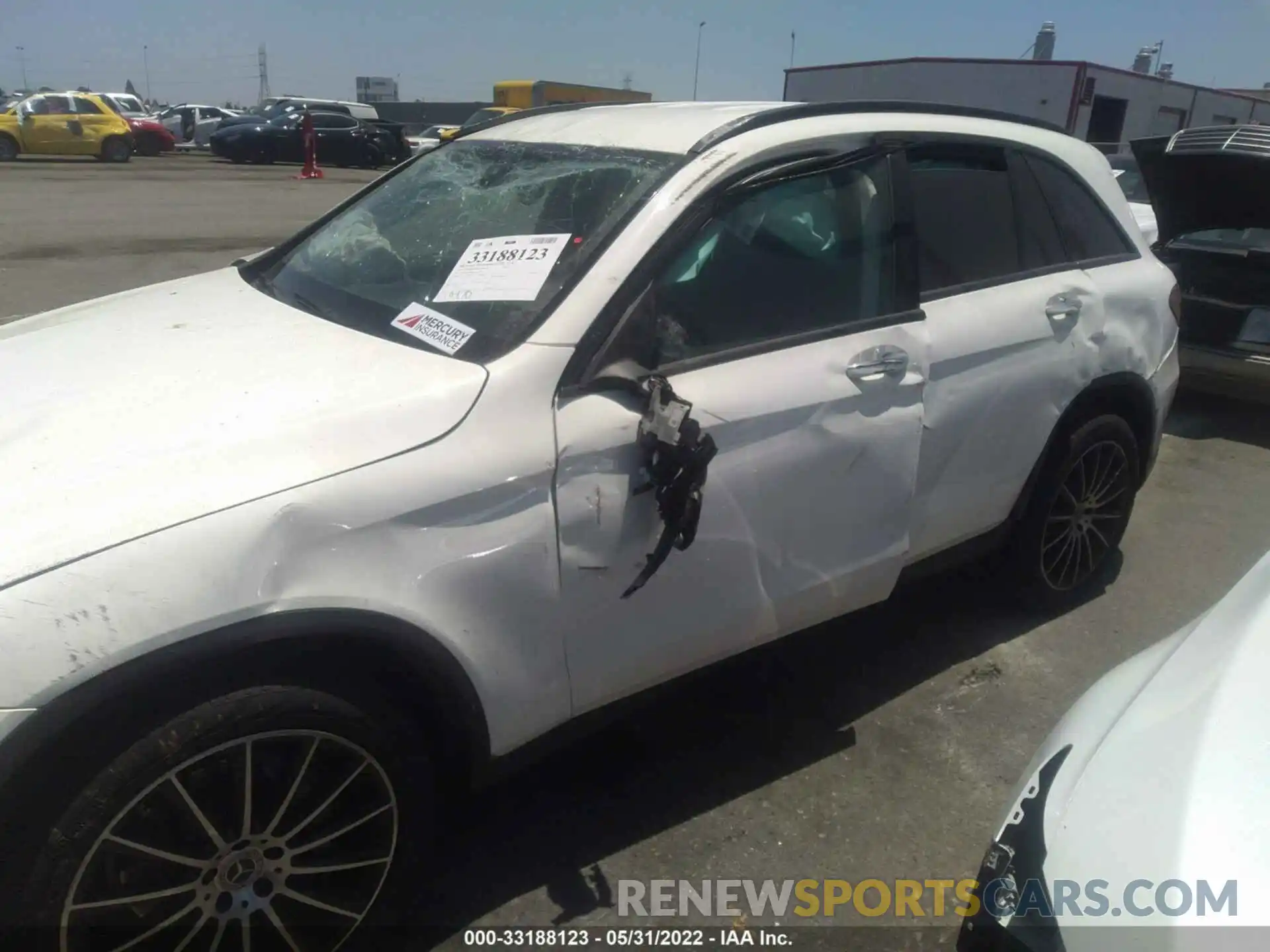 2 Photograph of a damaged car W1N0G8DB8MV287840 MERCEDES-BENZ GLC 2021