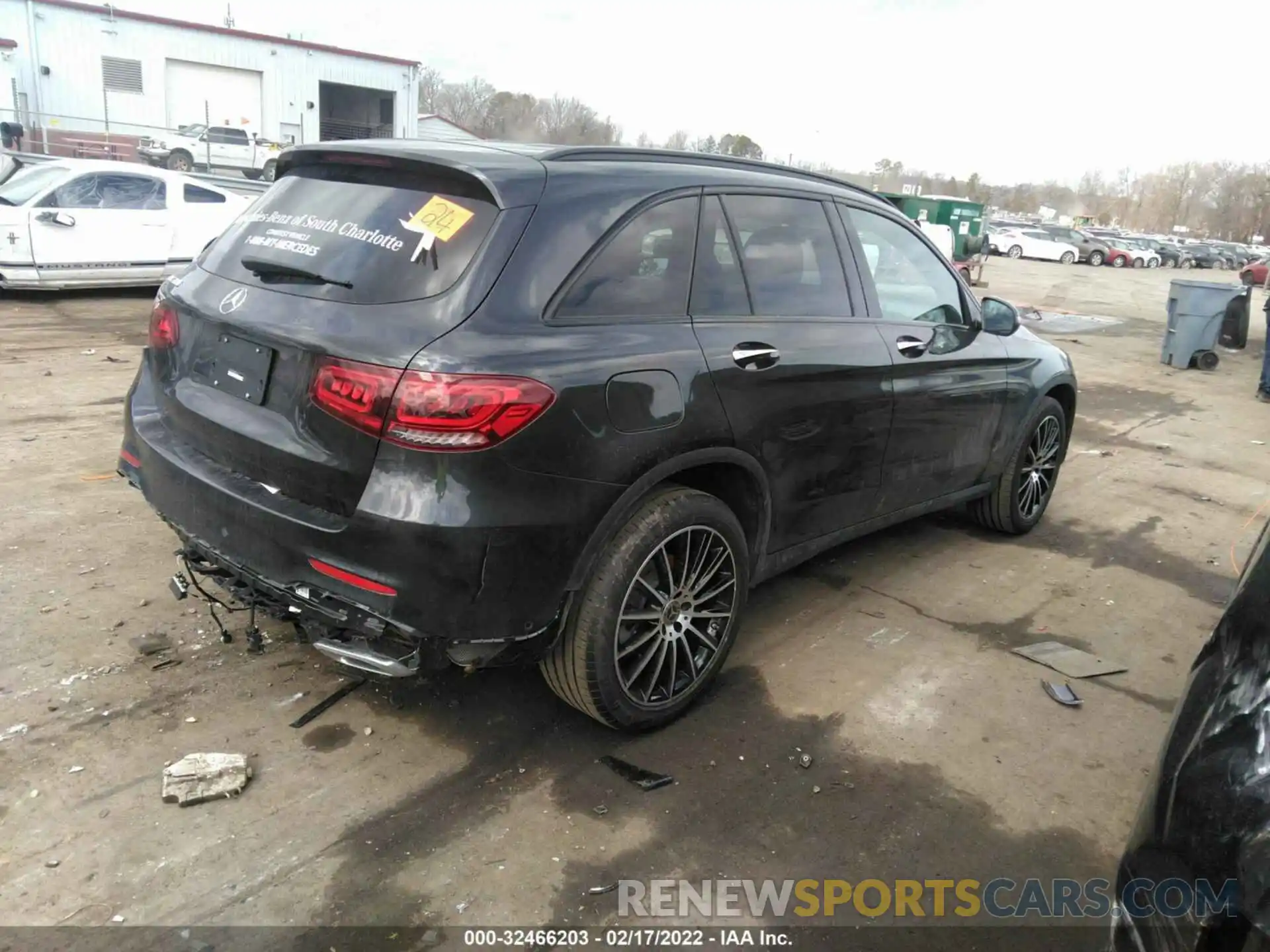 4 Фотография поврежденного автомобиля W1N0G8DB9MF899300 MERCEDES-BENZ GLC 2021