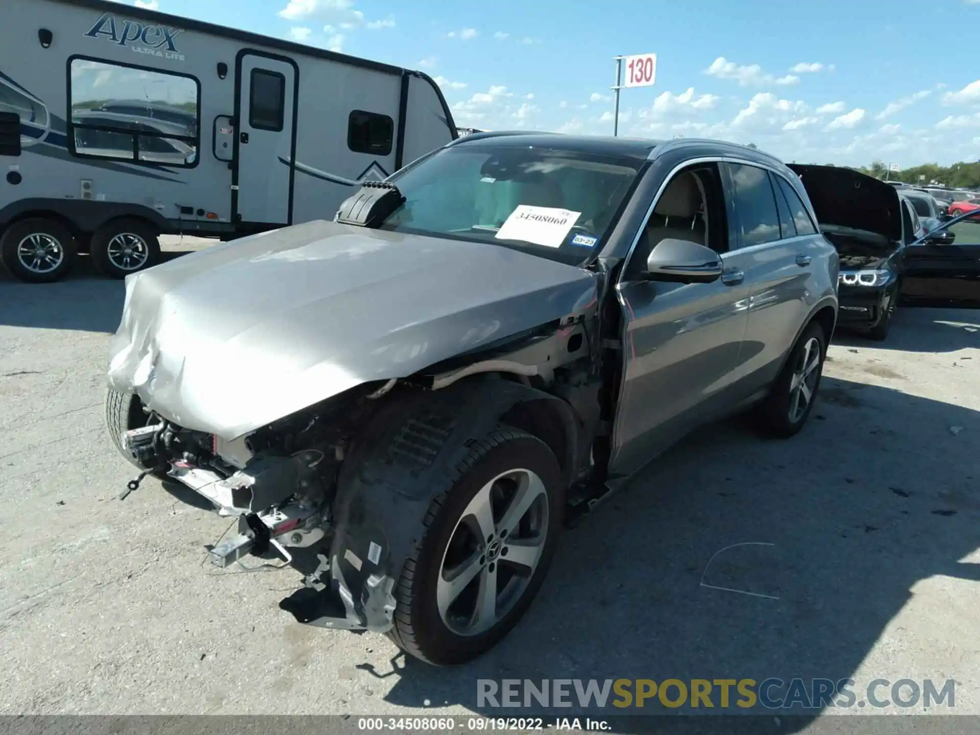 2 Photograph of a damaged car W1N0G8DB9MF900087 MERCEDES-BENZ GLC 2021