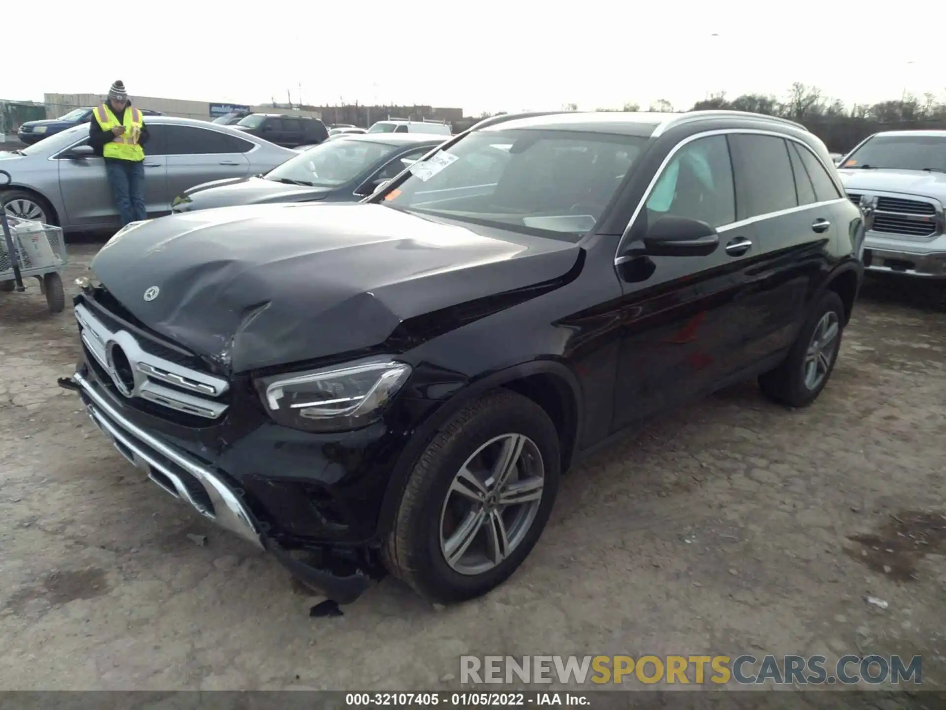 2 Photograph of a damaged car W1N0G8DB9MF939357 MERCEDES-BENZ GLC 2021