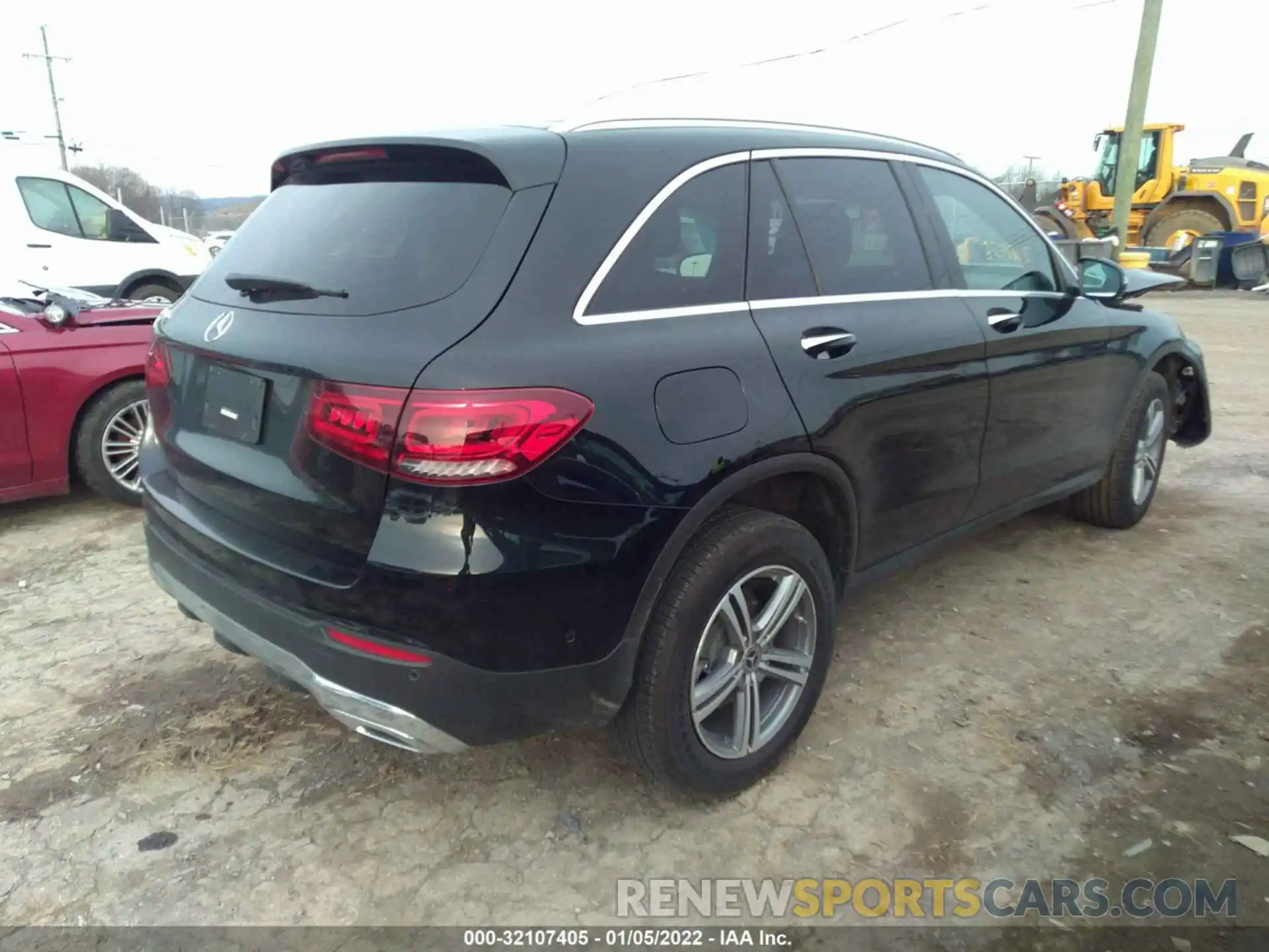 4 Фотография поврежденного автомобиля W1N0G8DB9MF939357 MERCEDES-BENZ GLC 2021