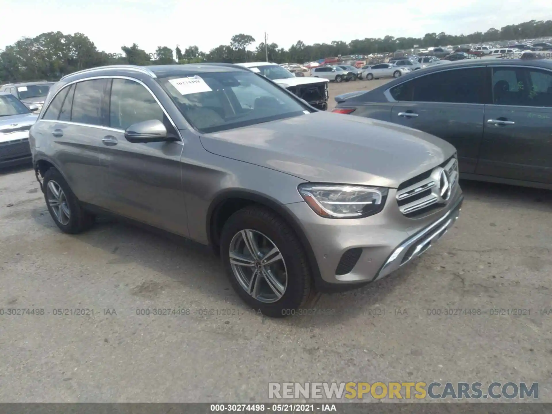 1 Photograph of a damaged car W1N0G8DB9MV270304 MERCEDES-BENZ GLC 2021