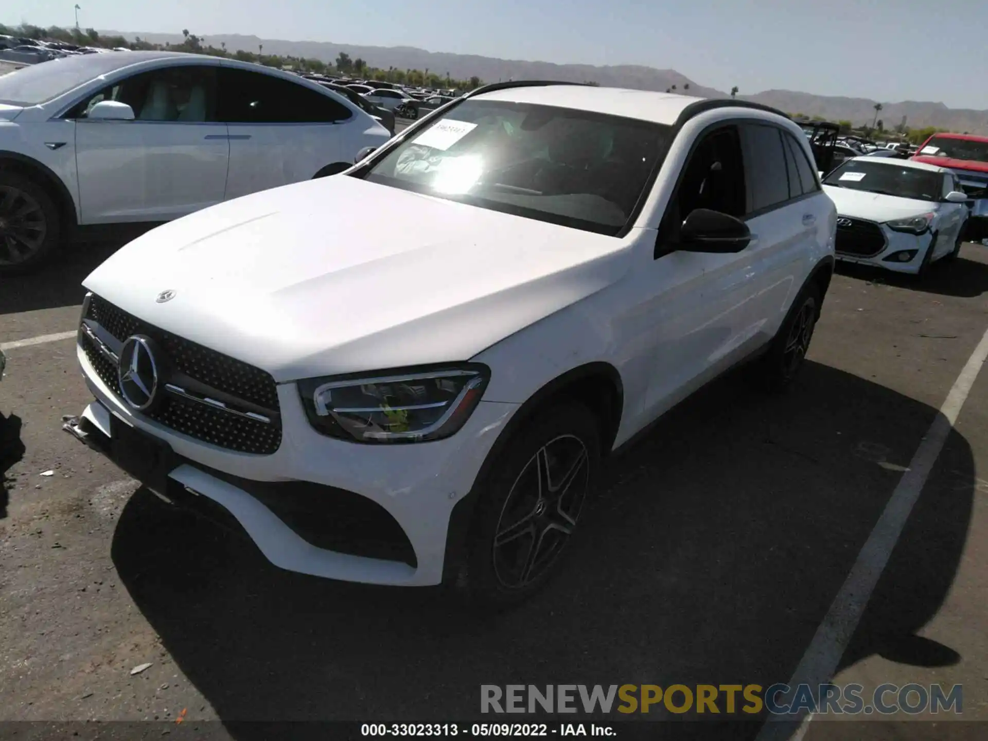 2 Фотография поврежденного автомобиля W1N0G8DB9MV279875 MERCEDES-BENZ GLC 2021