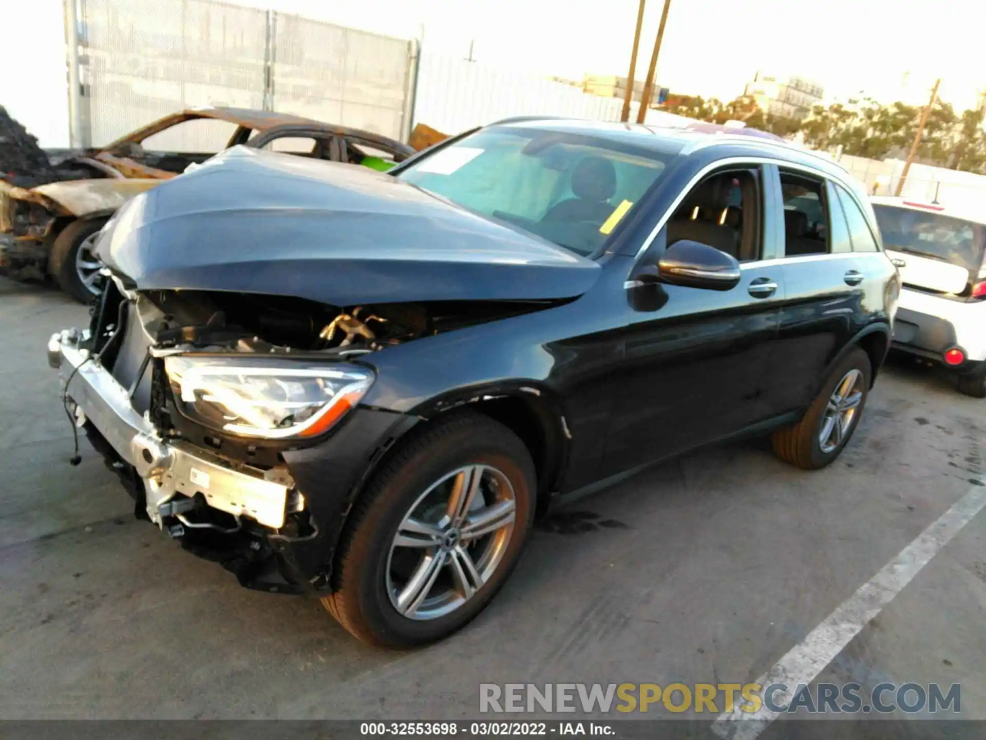 2 Фотография поврежденного автомобиля W1N0G8DBXMG007324 MERCEDES-BENZ GLC 2021