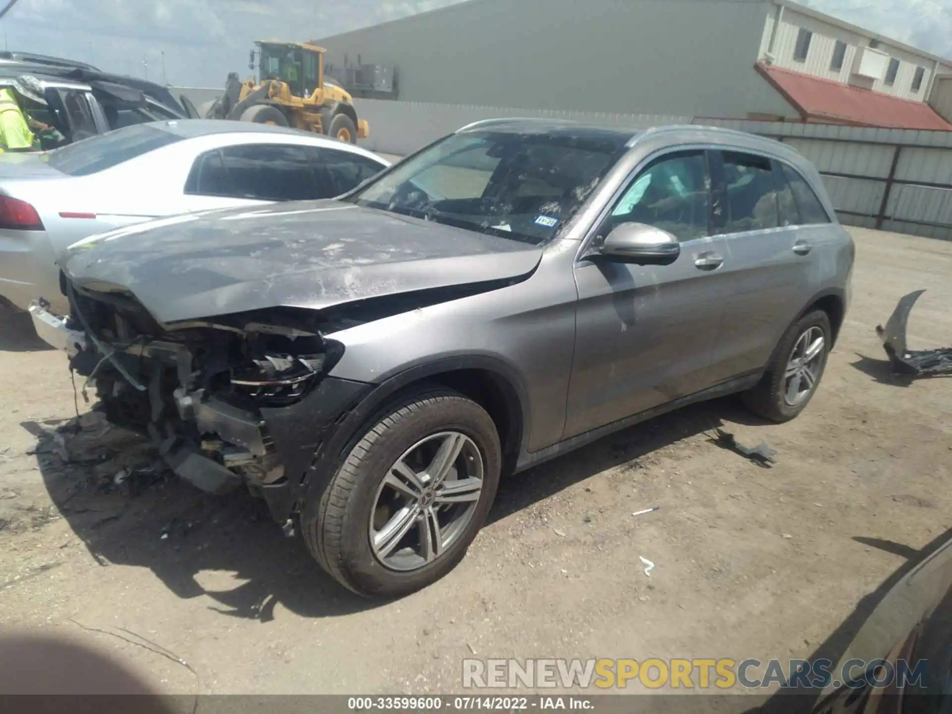 2 Фотография поврежденного автомобиля W1N0G8DBXMV264639 MERCEDES-BENZ GLC 2021