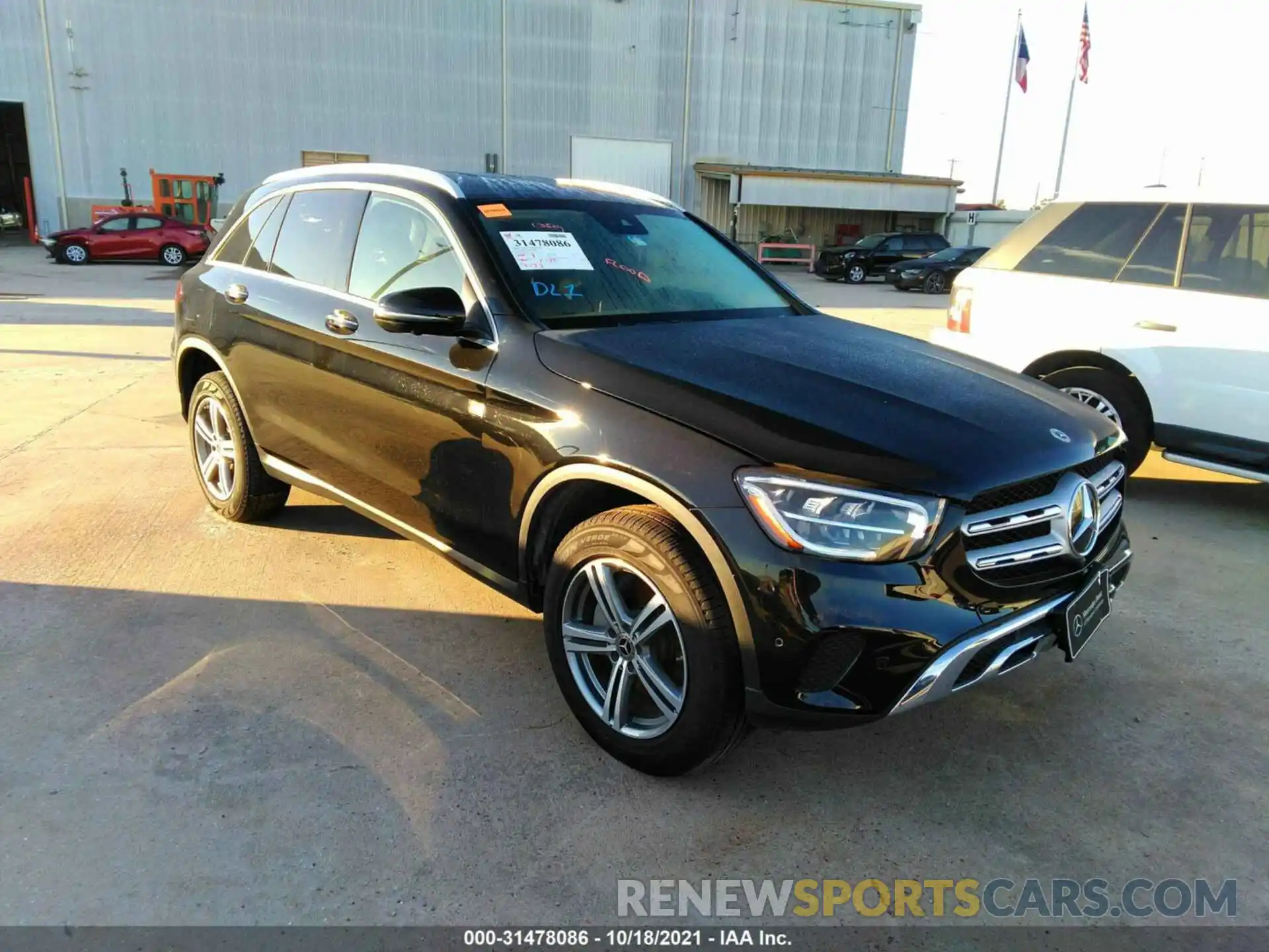 1 Photograph of a damaged car W1N0G8DBXMV287306 MERCEDES-BENZ GLC 2021