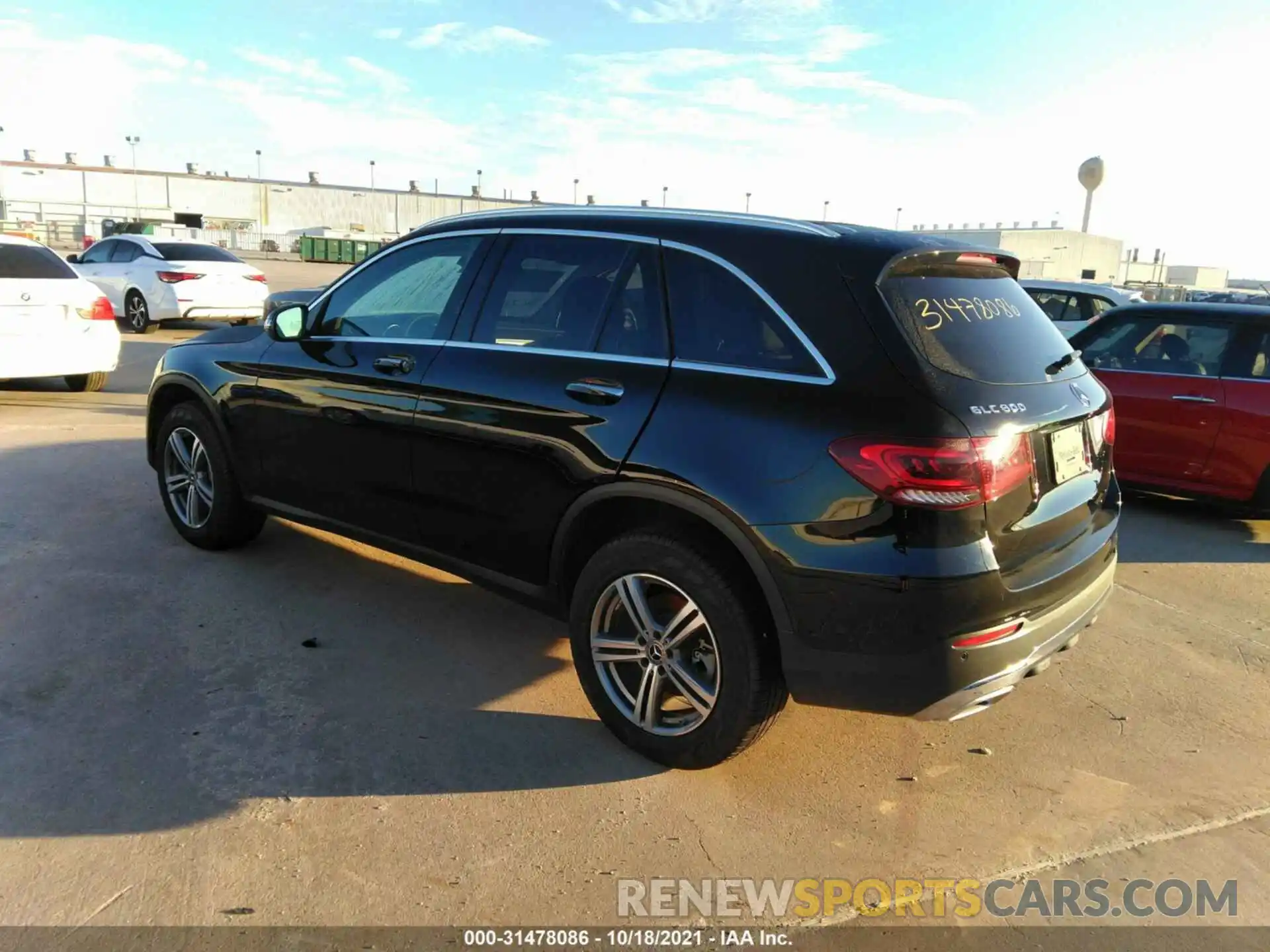 3 Photograph of a damaged car W1N0G8DBXMV287306 MERCEDES-BENZ GLC 2021