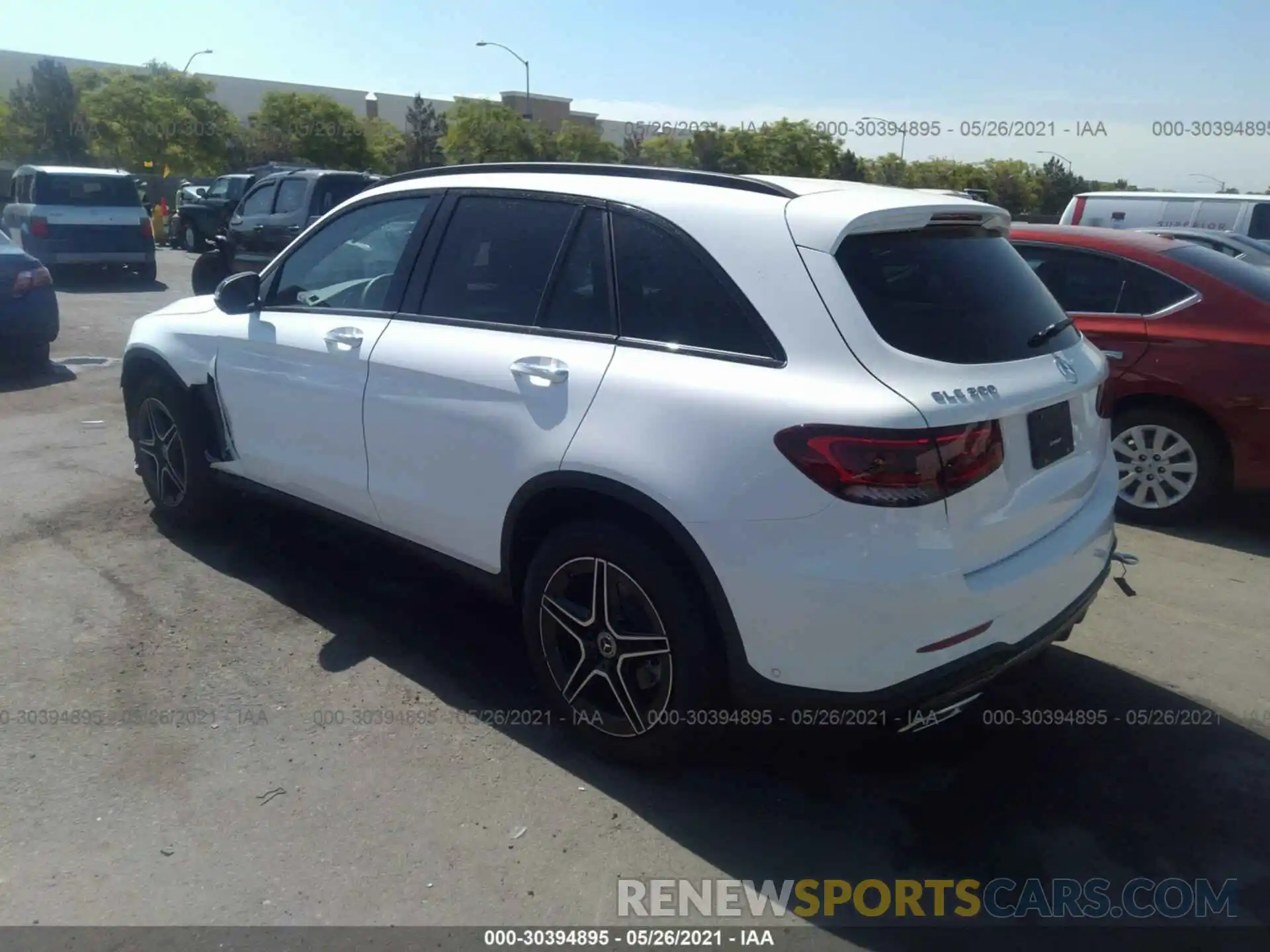 3 Фотография поврежденного автомобиля W1N0G8DBXMV290626 MERCEDES-BENZ GLC 2021