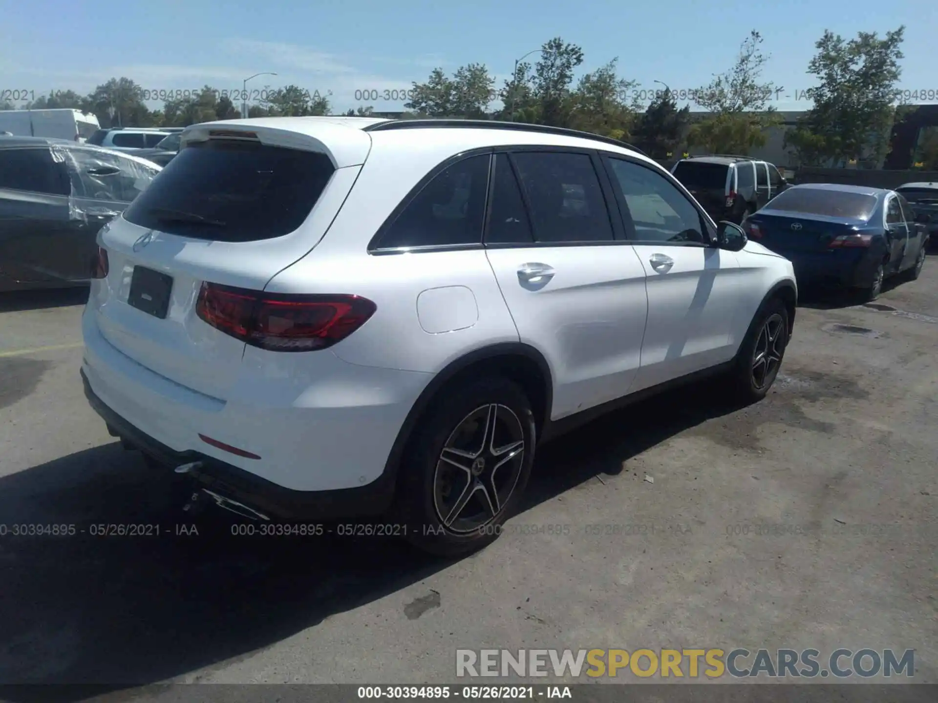 4 Фотография поврежденного автомобиля W1N0G8DBXMV290626 MERCEDES-BENZ GLC 2021