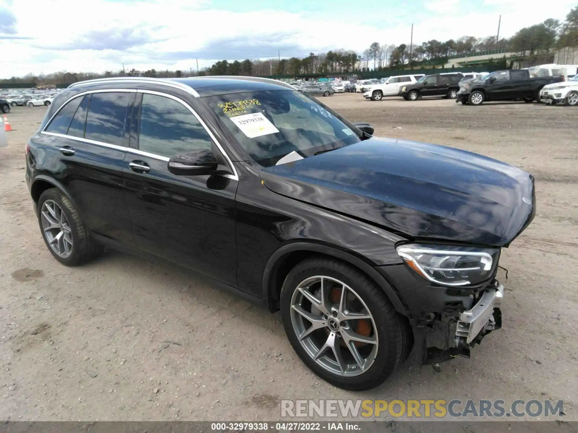 1 Photograph of a damaged car W1N0G8EB0MF870329 MERCEDES-BENZ GLC 2021