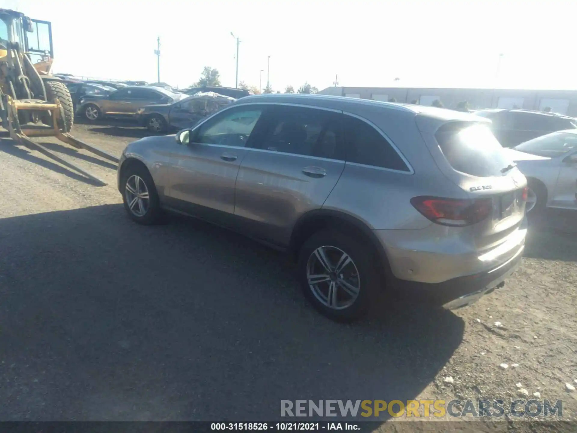 3 Photograph of a damaged car W1N0G8EB0MF890757 MERCEDES-BENZ GLC 2021