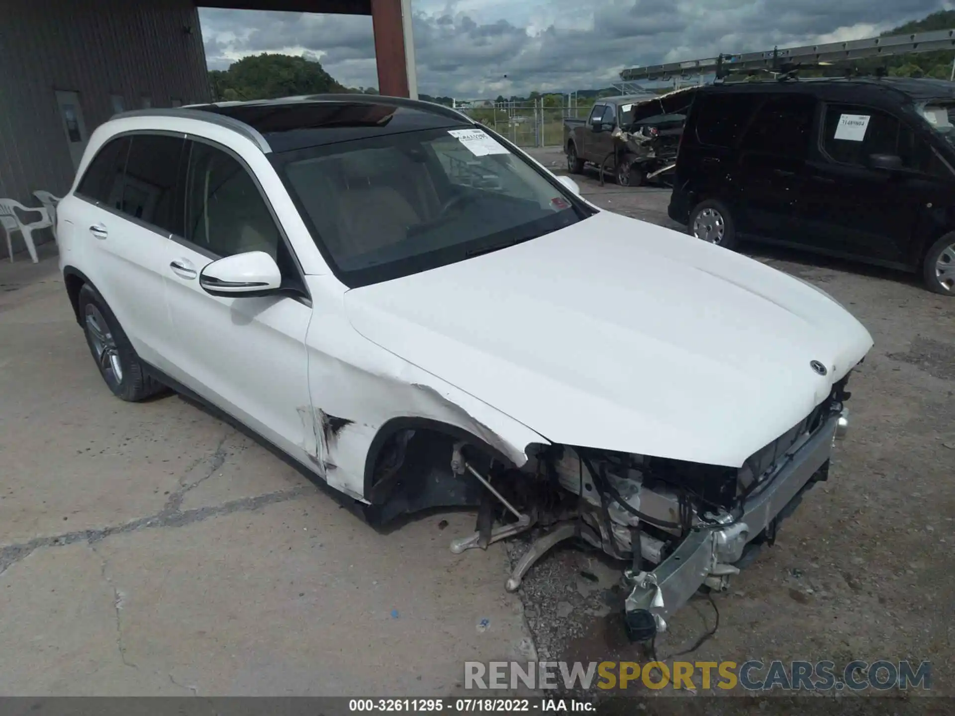 1 Photograph of a damaged car W1N0G8EB0MF898535 MERCEDES-BENZ GLC 2021