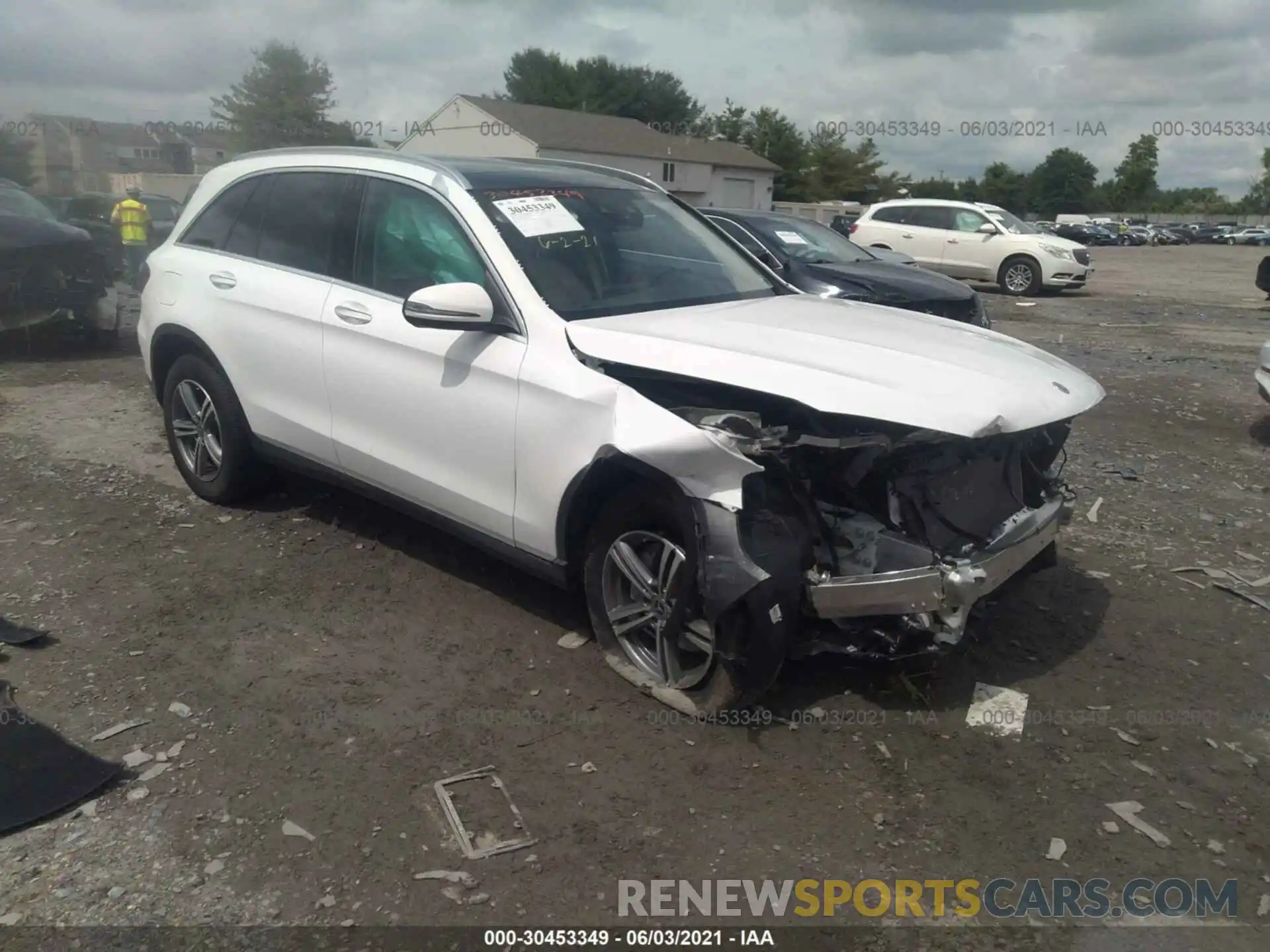 1 Photograph of a damaged car W1N0G8EB0MF902602 MERCEDES-BENZ GLC 2021