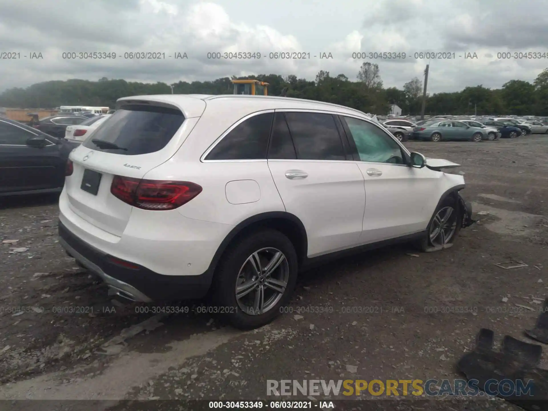 4 Фотография поврежденного автомобиля W1N0G8EB0MF902602 MERCEDES-BENZ GLC 2021