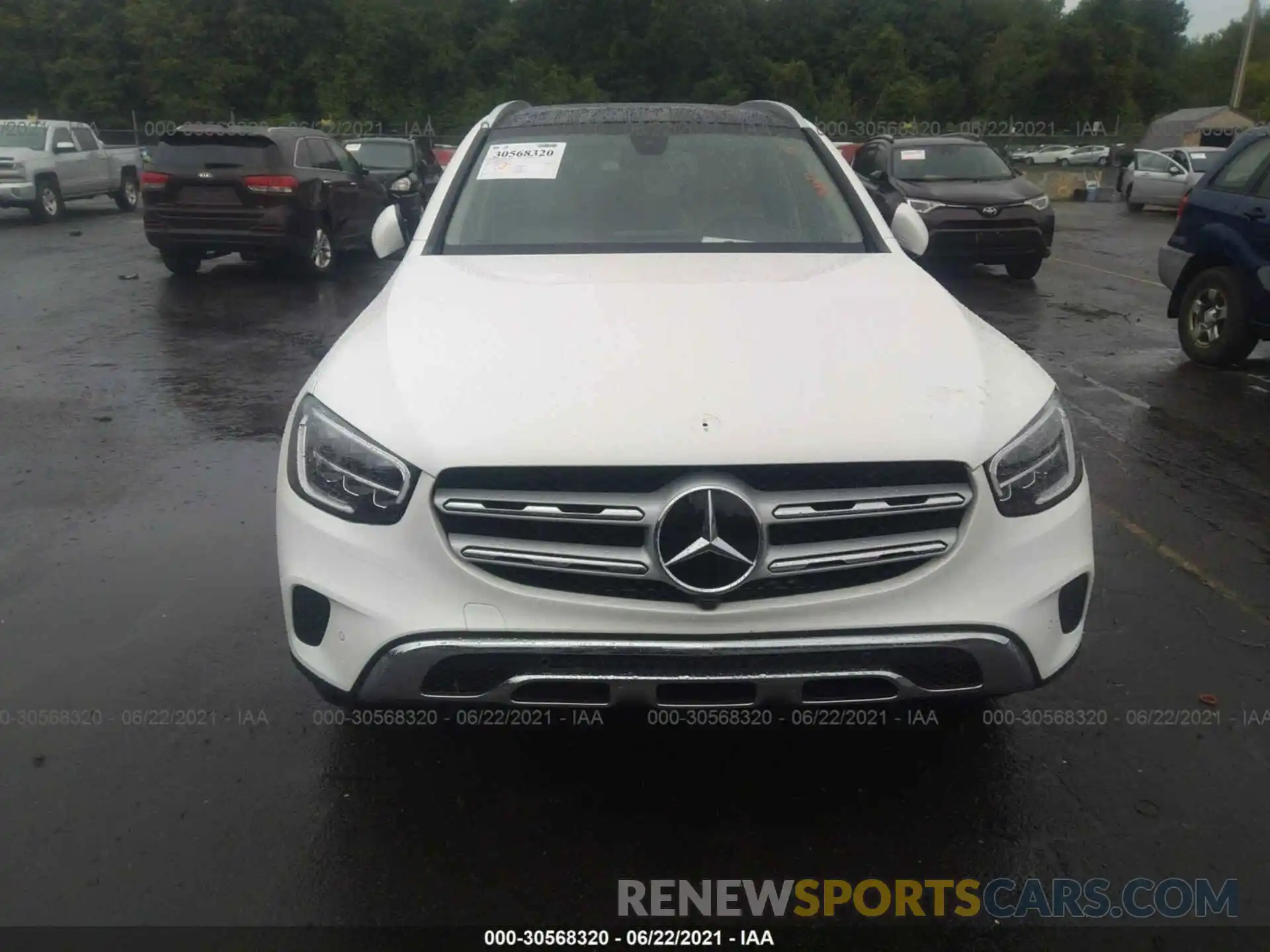 6 Photograph of a damaged car W1N0G8EB0MV301051 MERCEDES-BENZ GLC 2021