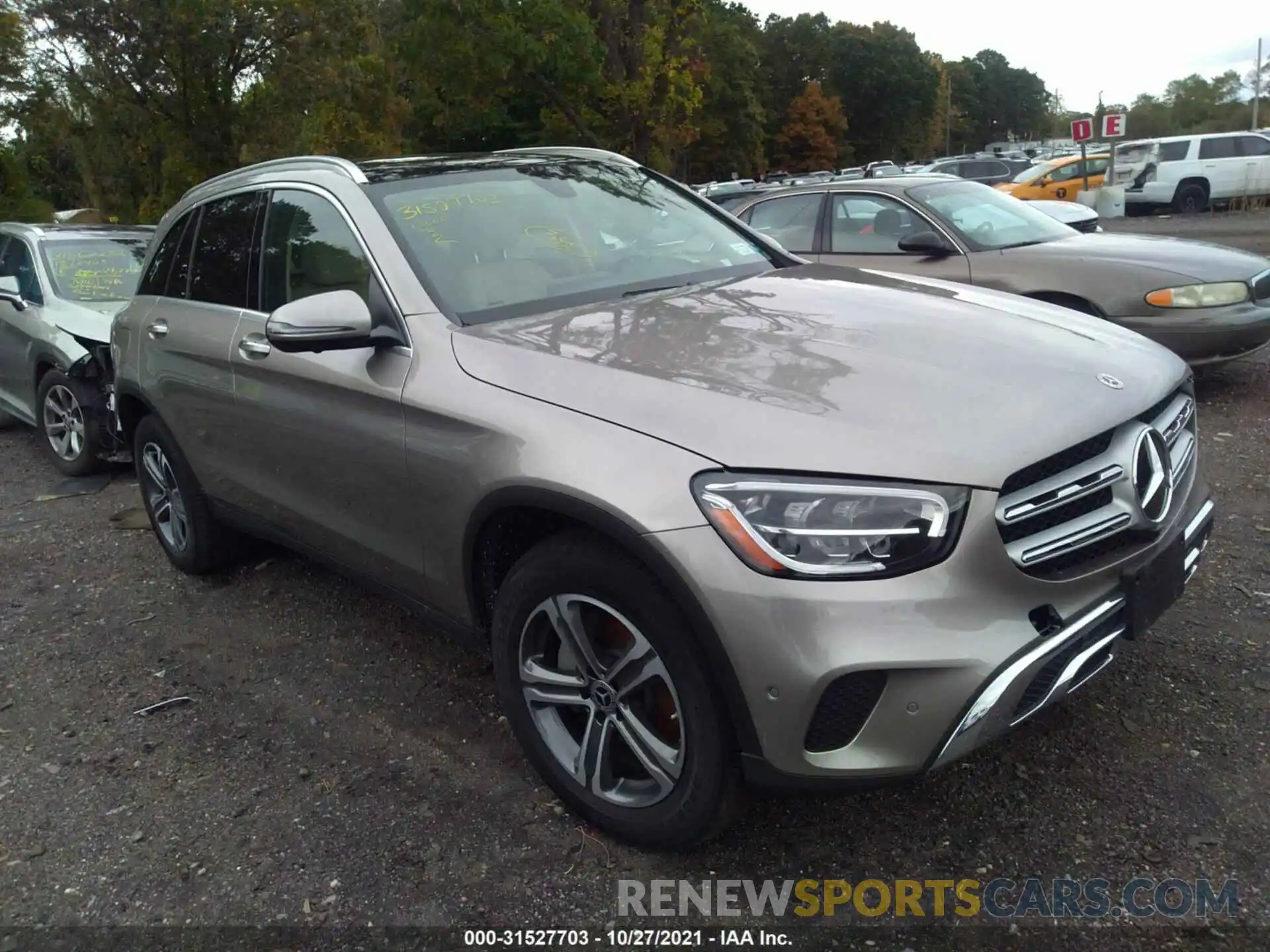 1 Photograph of a damaged car W1N0G8EB1MF872140 MERCEDES-BENZ GLC 2021