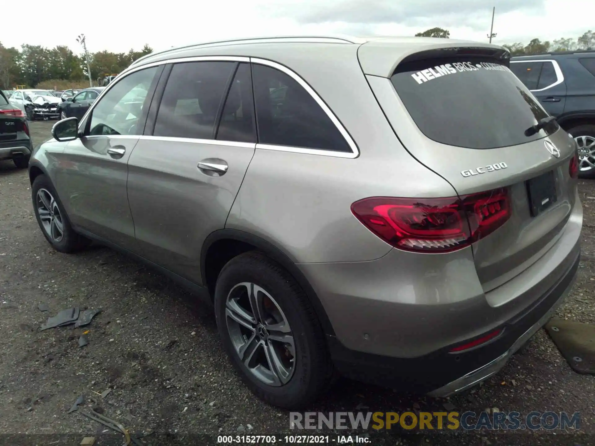 3 Photograph of a damaged car W1N0G8EB1MF872140 MERCEDES-BENZ GLC 2021