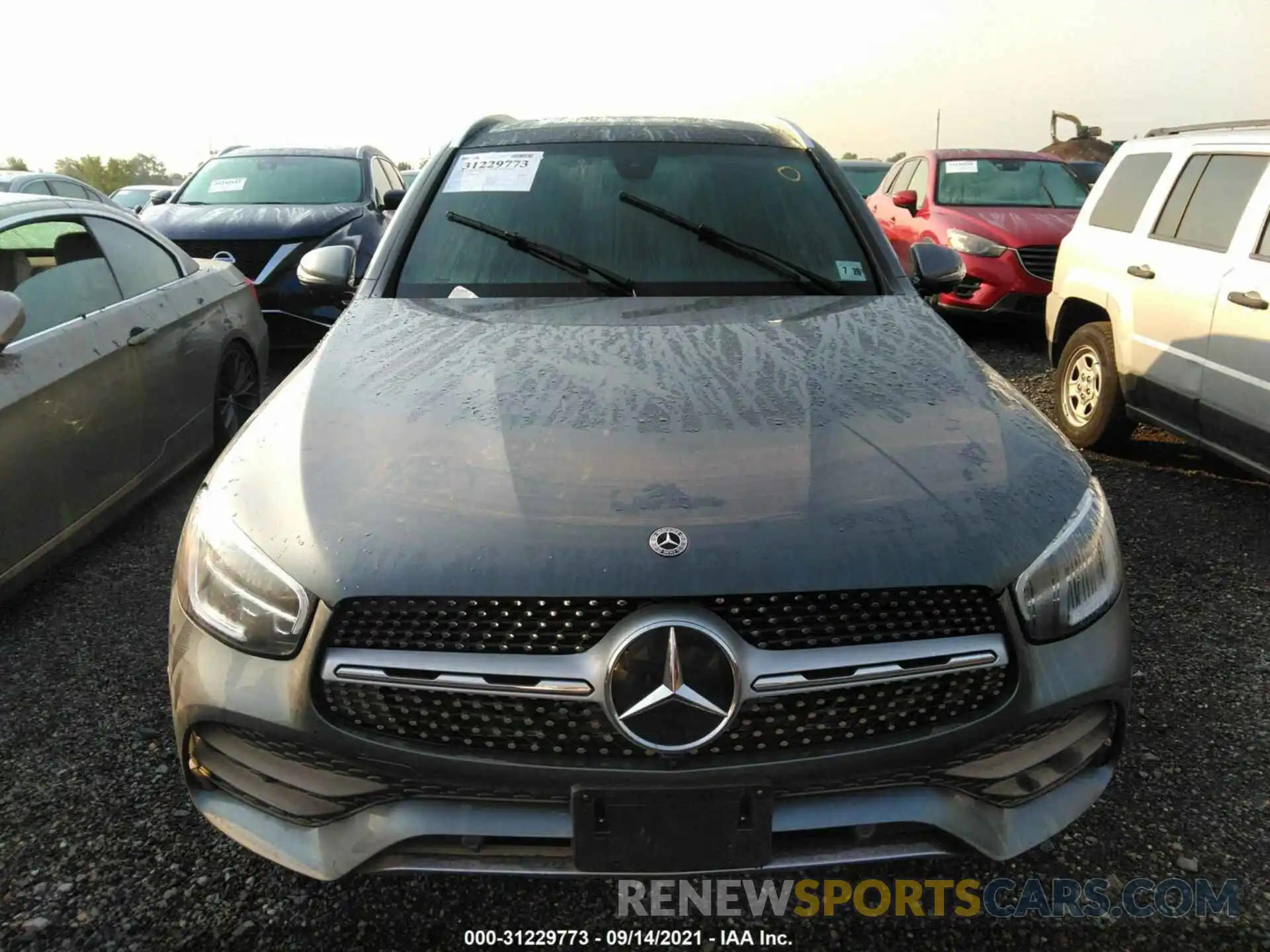 6 Photograph of a damaged car W1N0G8EB1MF901376 MERCEDES-BENZ GLC 2021