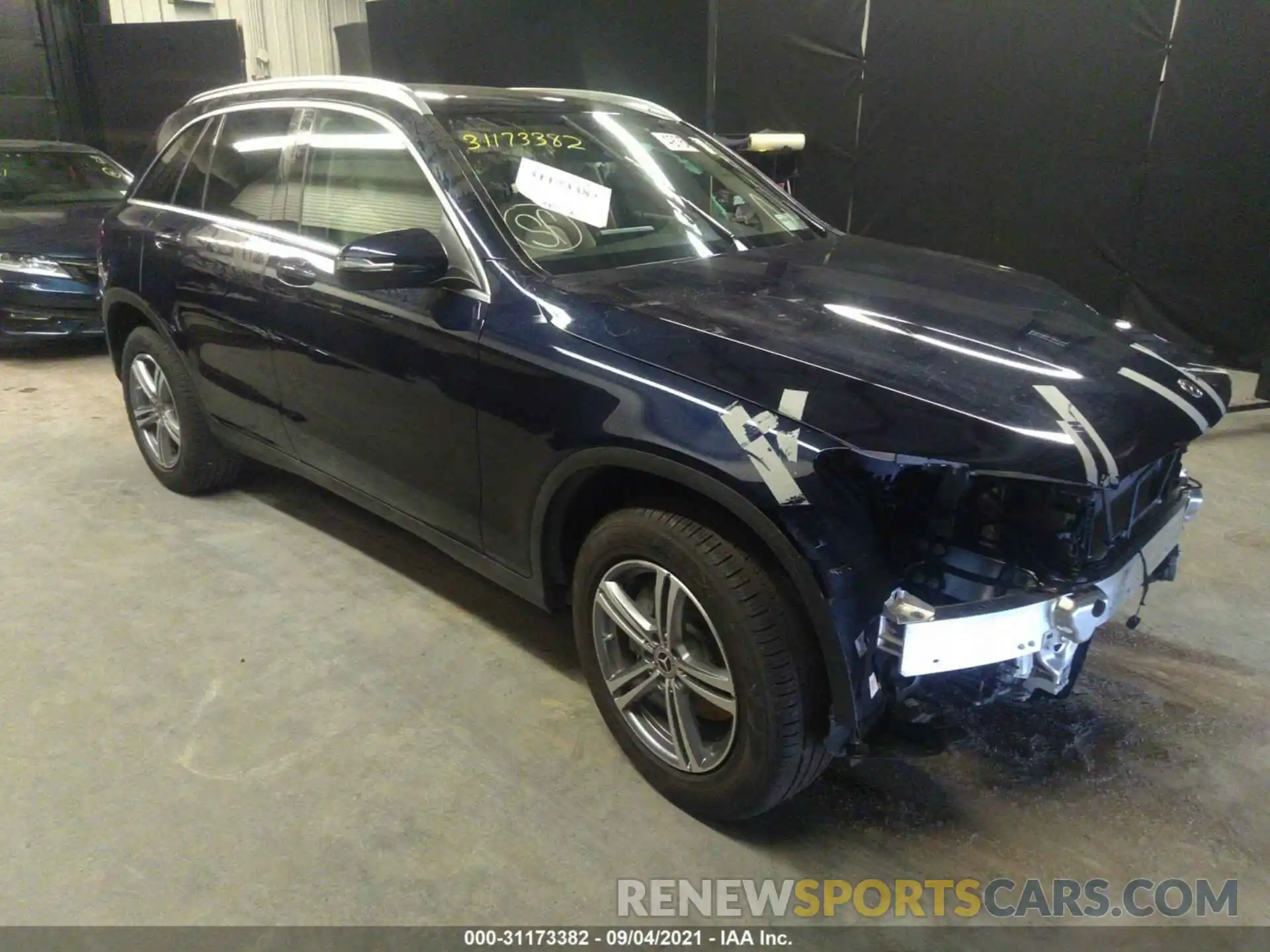 1 Photograph of a damaged car W1N0G8EB1MF956345 MERCEDES-BENZ GLC 2021