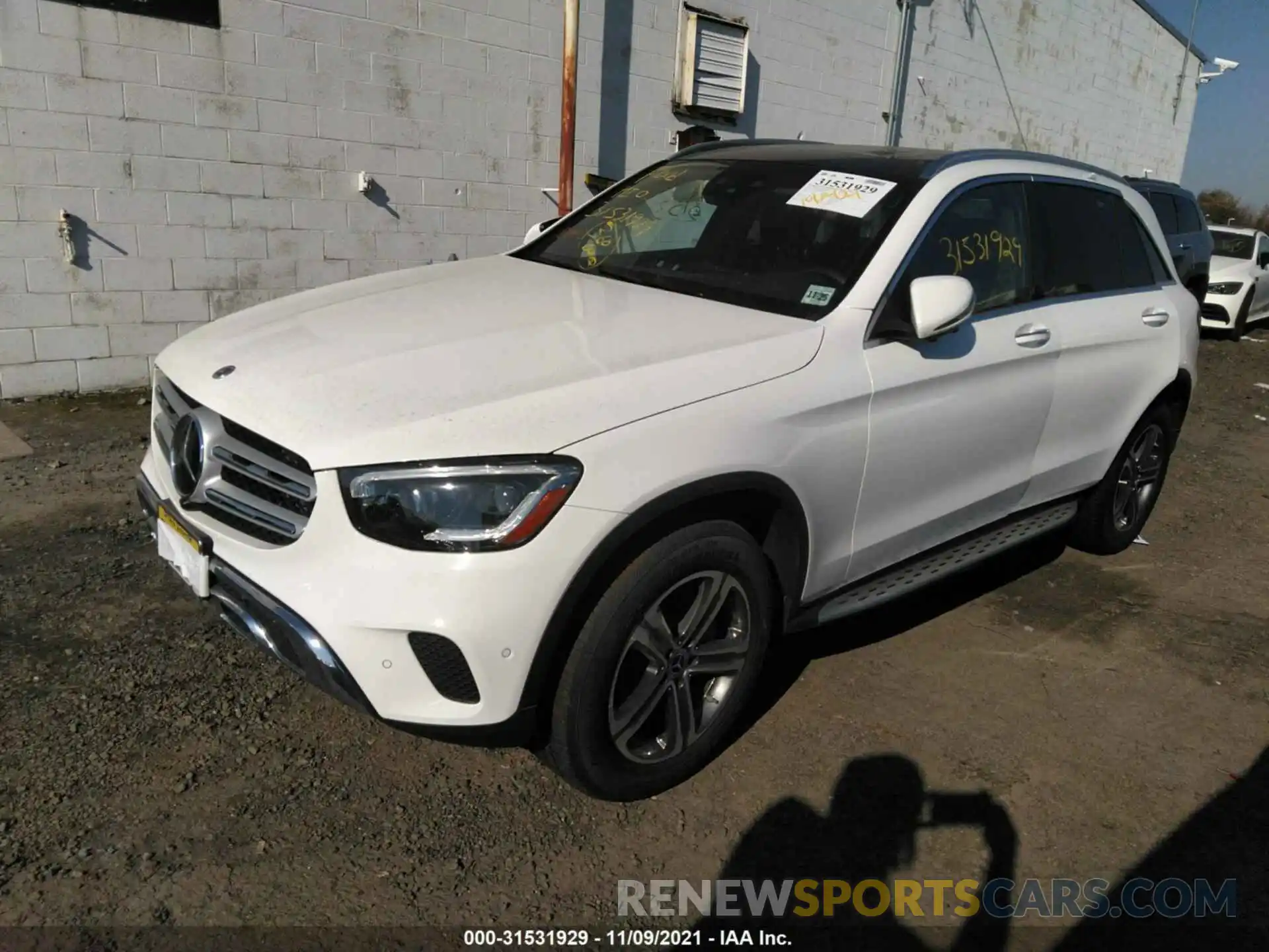 2 Фотография поврежденного автомобиля W1N0G8EB2MF890730 MERCEDES-BENZ GLC 2021