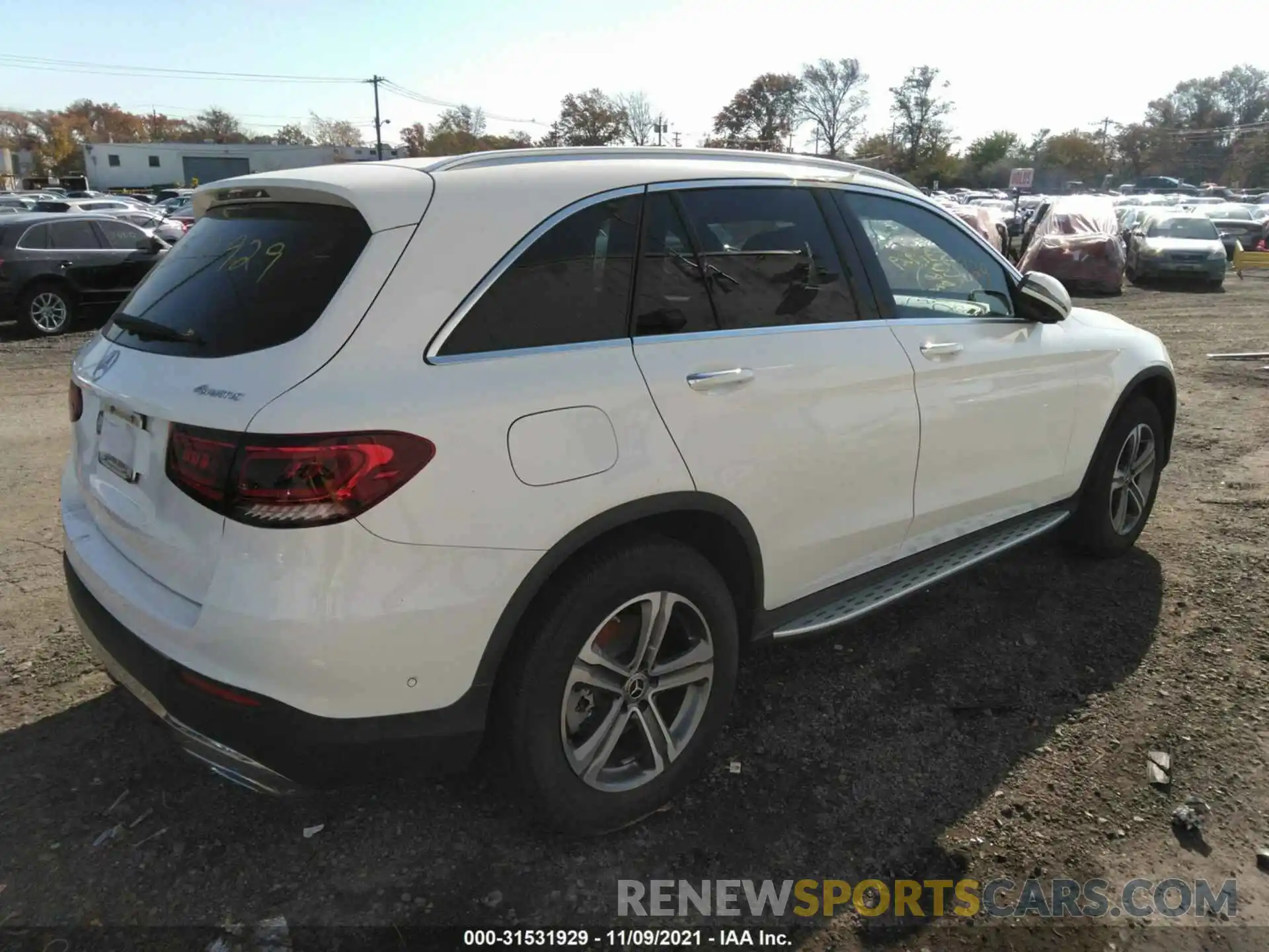 4 Photograph of a damaged car W1N0G8EB2MF890730 MERCEDES-BENZ GLC 2021