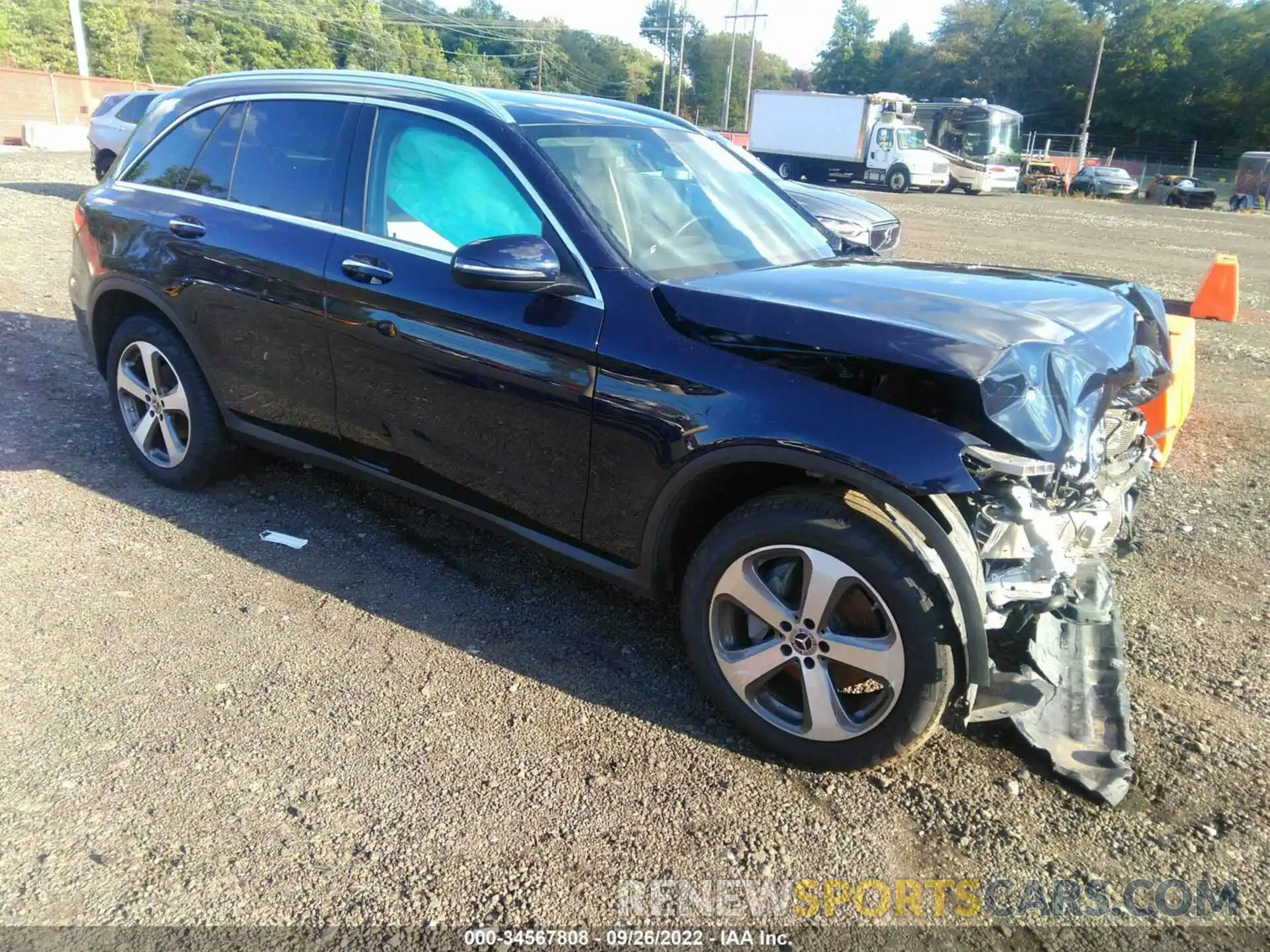 1 Photograph of a damaged car W1N0G8EB2MF907641 MERCEDES-BENZ GLC 2021