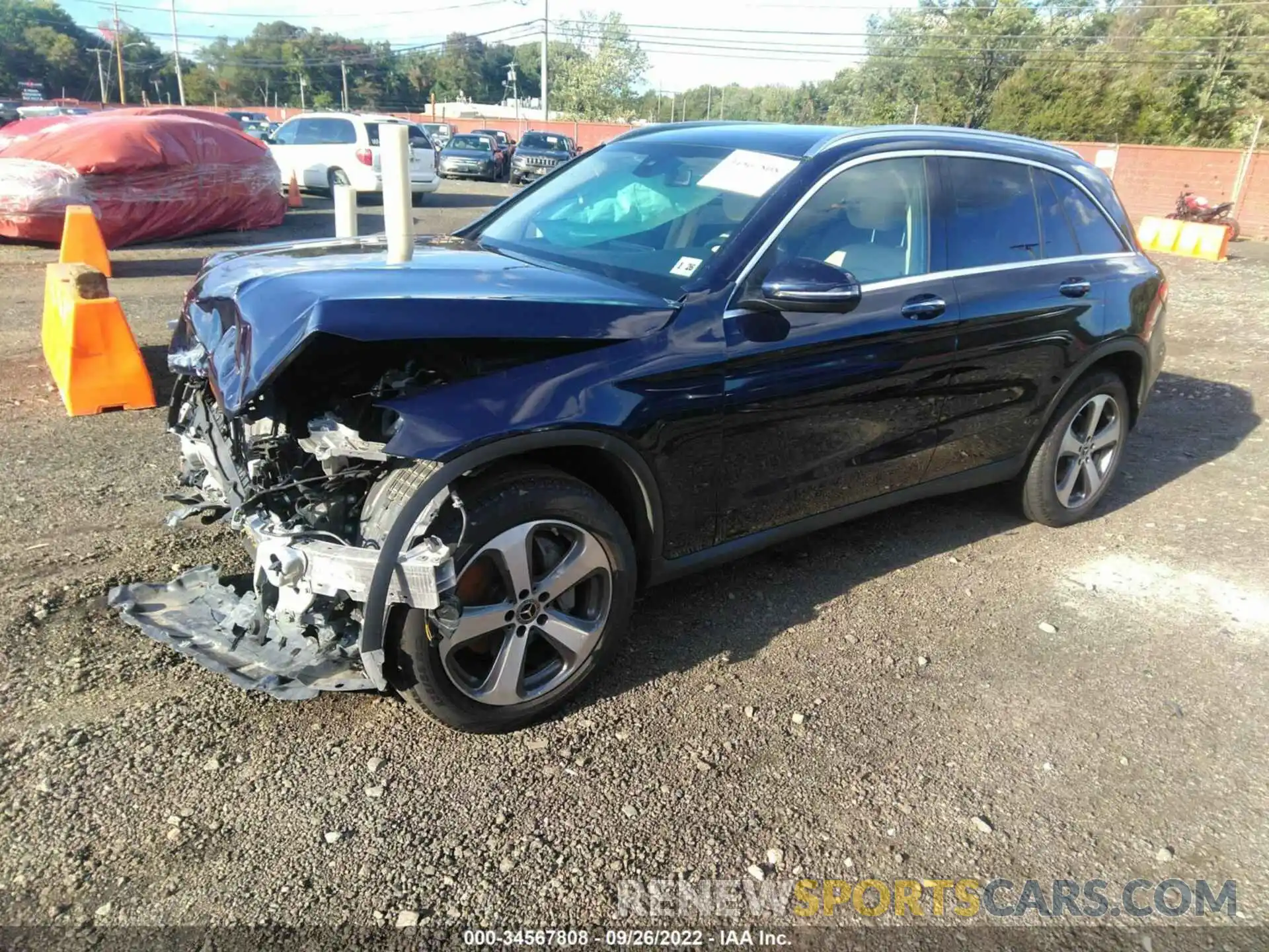 2 Photograph of a damaged car W1N0G8EB2MF907641 MERCEDES-BENZ GLC 2021