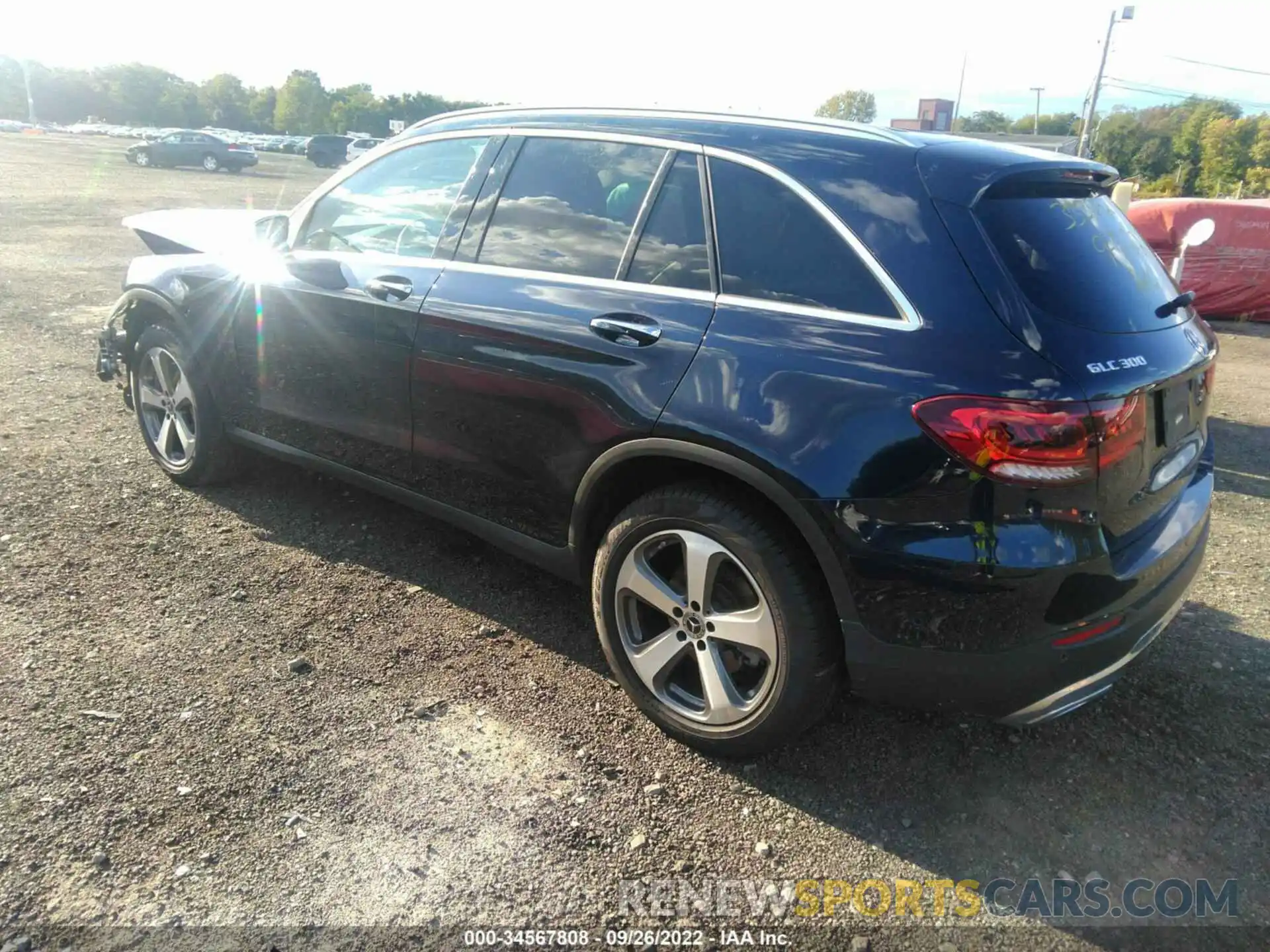 3 Photograph of a damaged car W1N0G8EB2MF907641 MERCEDES-BENZ GLC 2021