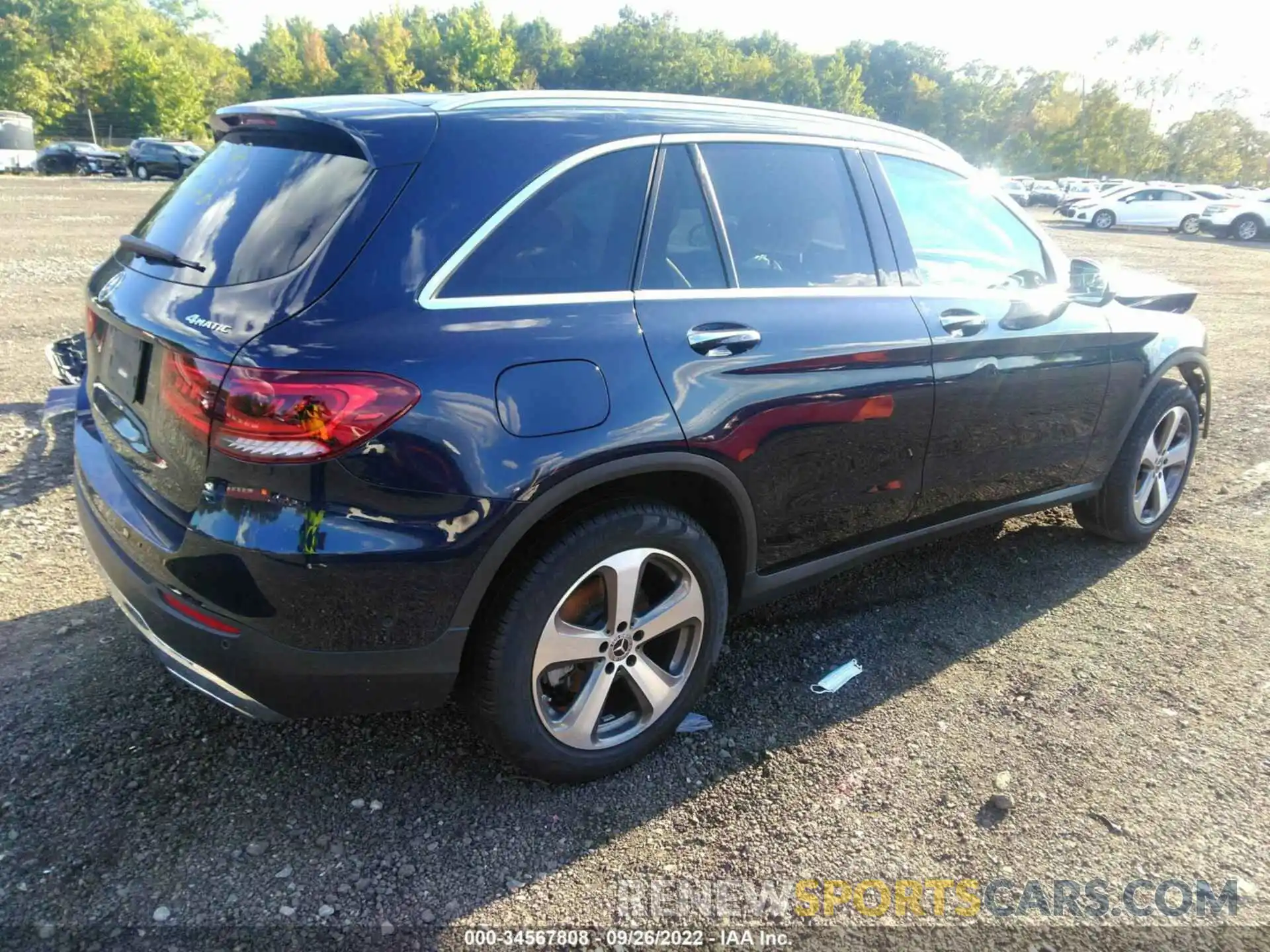 4 Photograph of a damaged car W1N0G8EB2MF907641 MERCEDES-BENZ GLC 2021