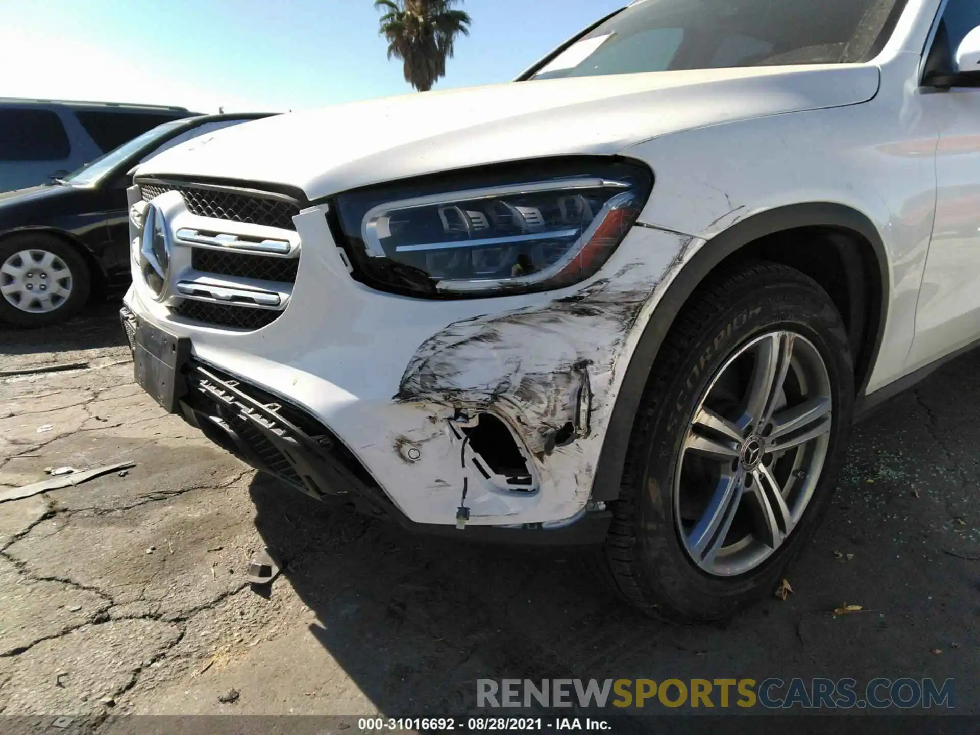 6 Photograph of a damaged car W1N0G8EB2MV274497 MERCEDES-BENZ GLC 2021