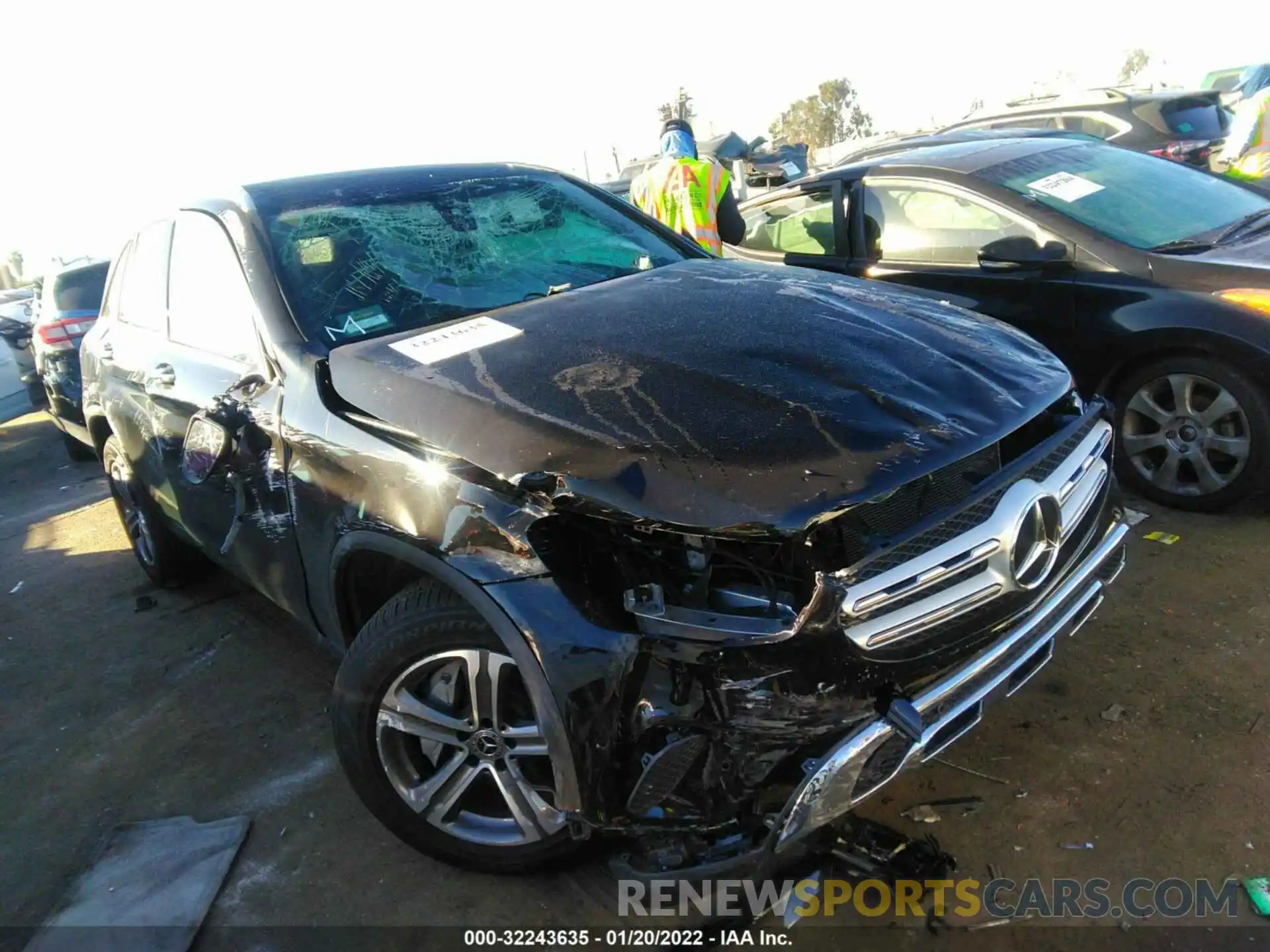 1 Photograph of a damaged car W1N0G8EB2MV316084 MERCEDES-BENZ GLC 2021