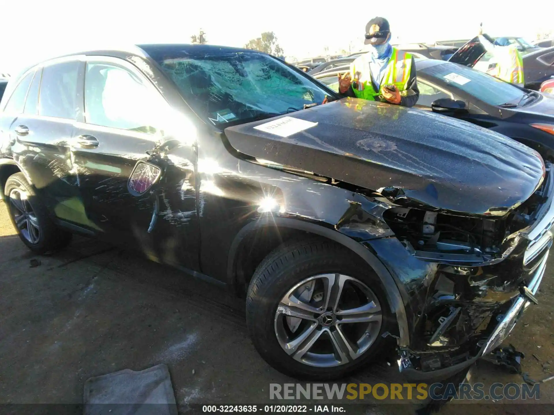 6 Photograph of a damaged car W1N0G8EB2MV316084 MERCEDES-BENZ GLC 2021