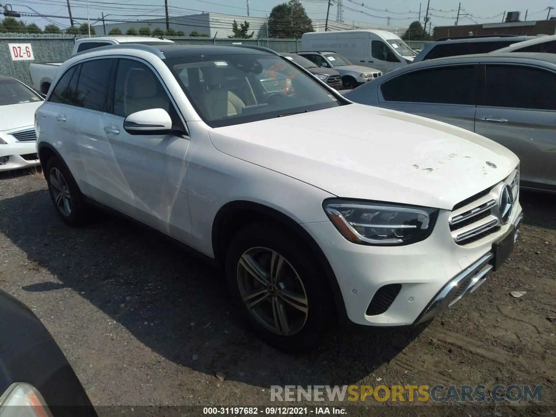 1 Photograph of a damaged car W1N0G8EB3MF880191 MERCEDES-BENZ GLC 2021