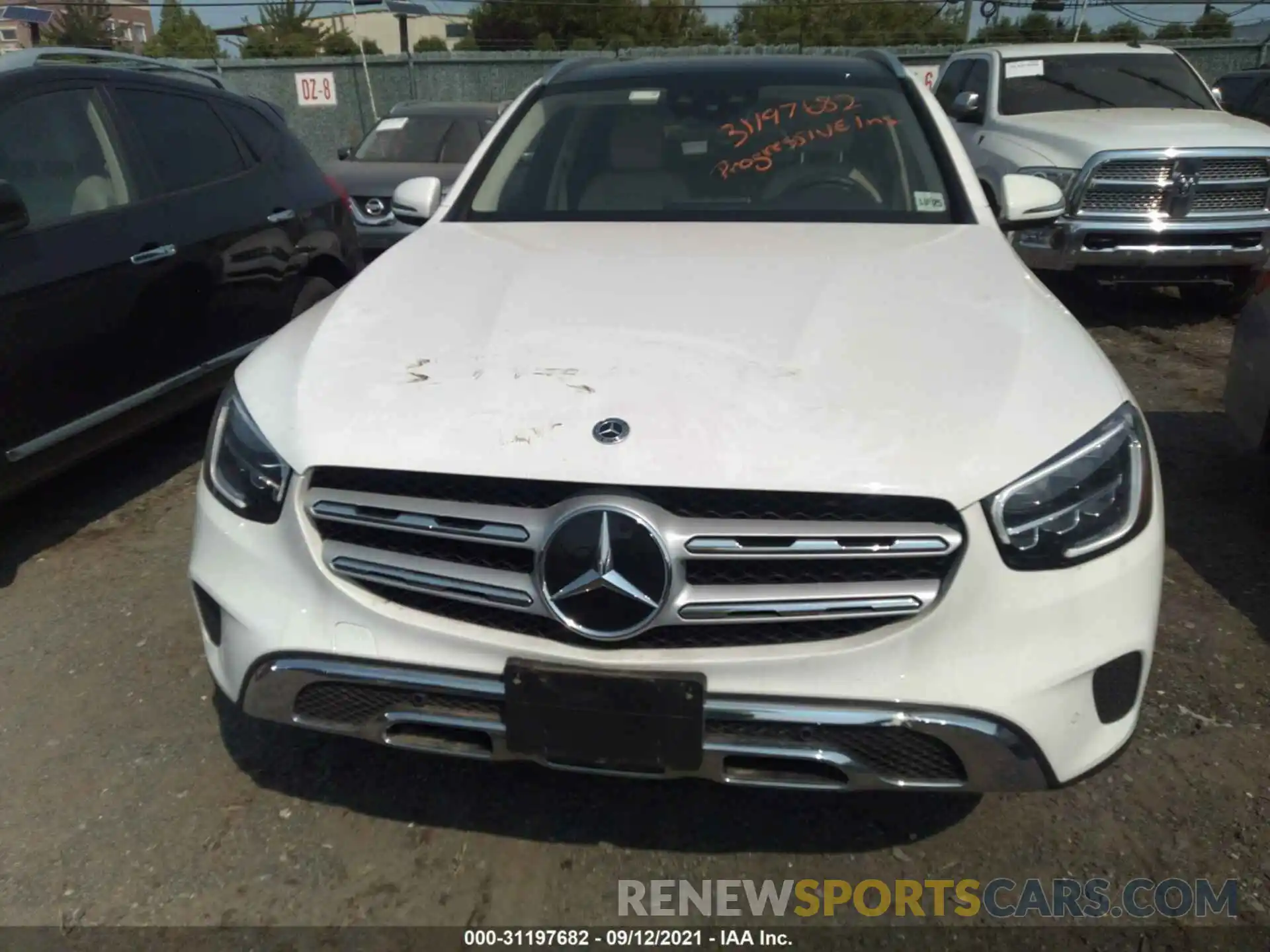 6 Photograph of a damaged car W1N0G8EB3MF880191 MERCEDES-BENZ GLC 2021