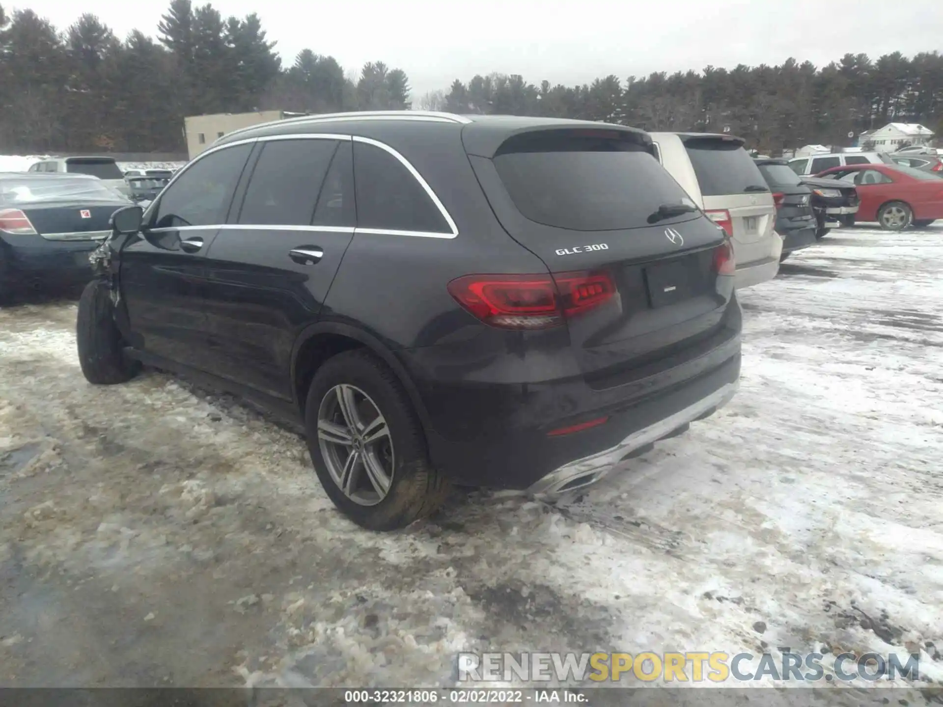 3 Photograph of a damaged car W1N0G8EB3MF899260 MERCEDES-BENZ GLC 2021