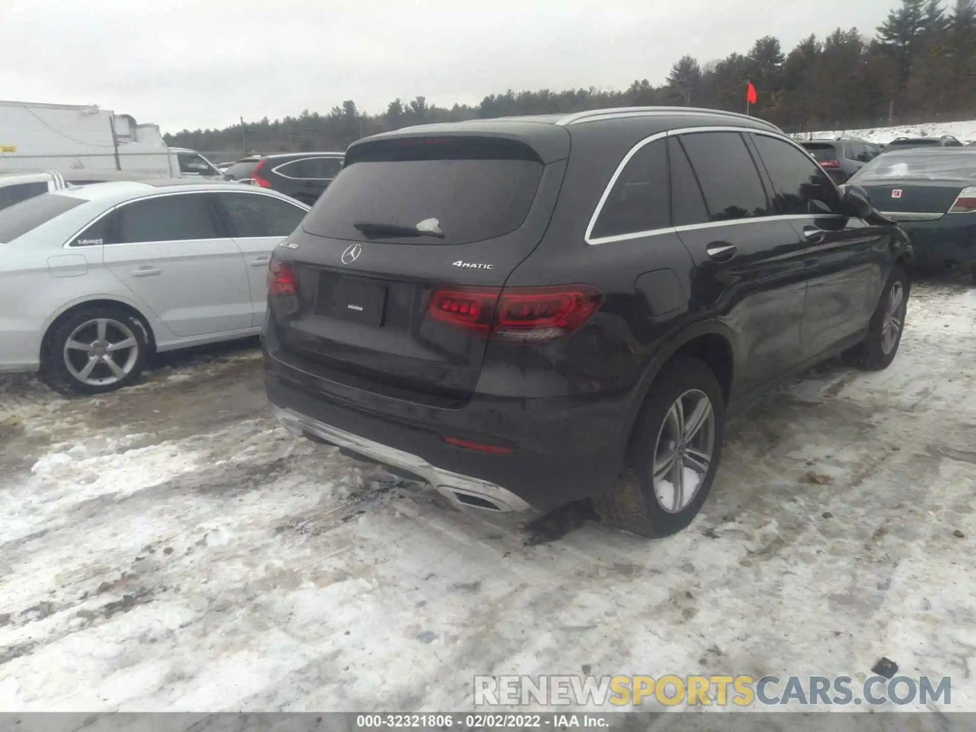 4 Фотография поврежденного автомобиля W1N0G8EB3MF899260 MERCEDES-BENZ GLC 2021