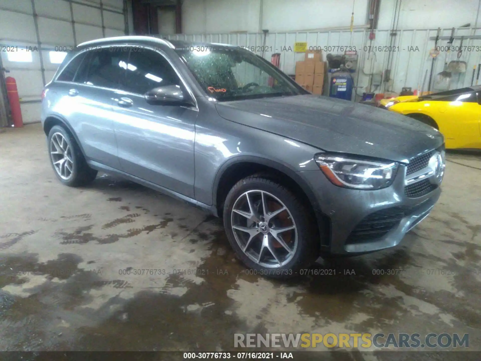 1 Photograph of a damaged car W1N0G8EB3MF901248 MERCEDES-BENZ GLC 2021