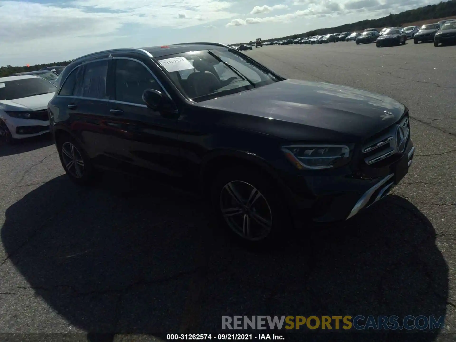 1 Photograph of a damaged car W1N0G8EB4MF871547 MERCEDES-BENZ GLC 2021