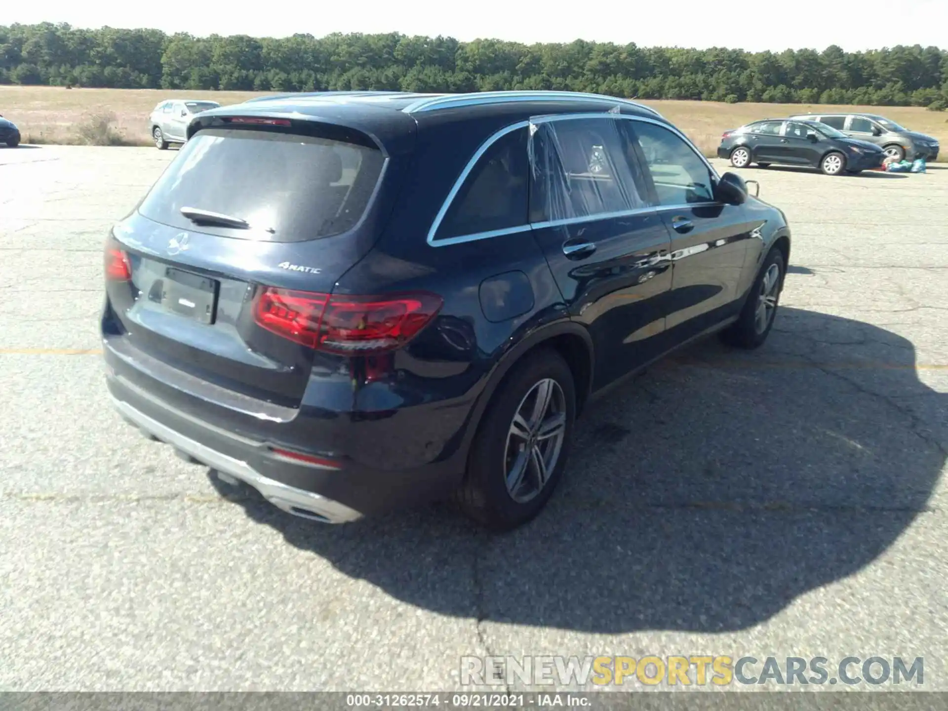 4 Photograph of a damaged car W1N0G8EB4MF871547 MERCEDES-BENZ GLC 2021