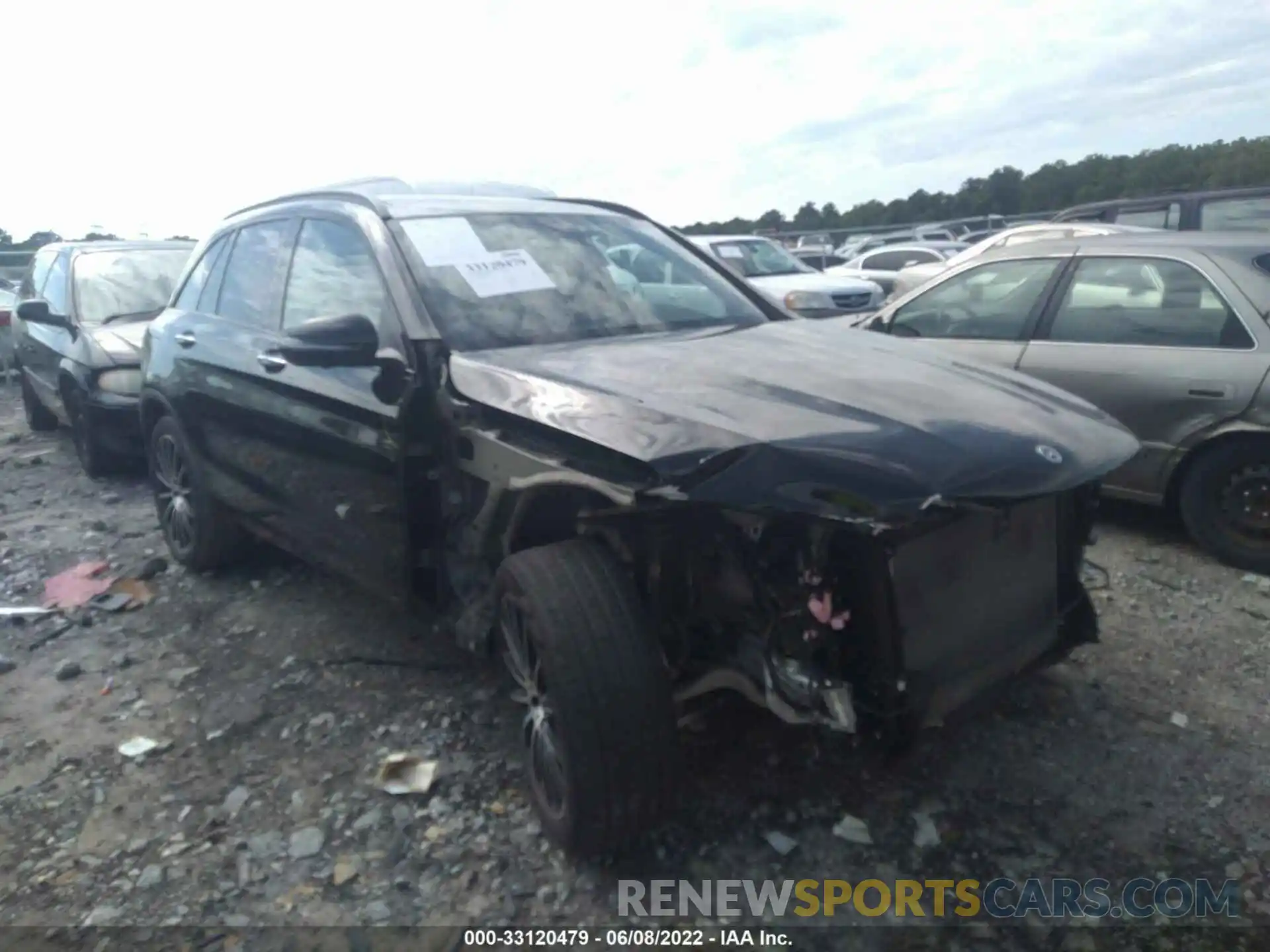 1 Photograph of a damaged car W1N0G8EB4MF885397 MERCEDES-BENZ GLC 2021