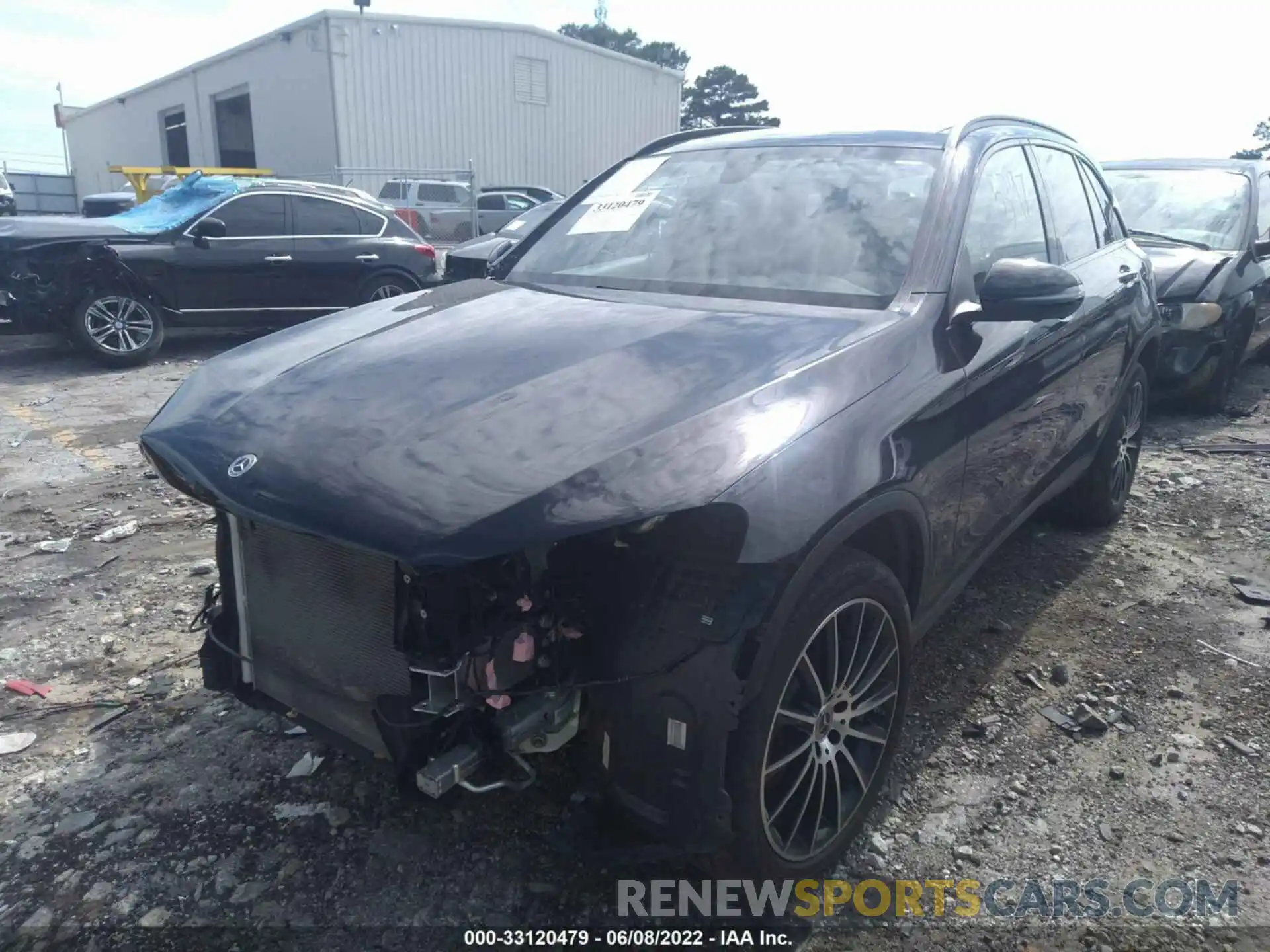 2 Photograph of a damaged car W1N0G8EB4MF885397 MERCEDES-BENZ GLC 2021